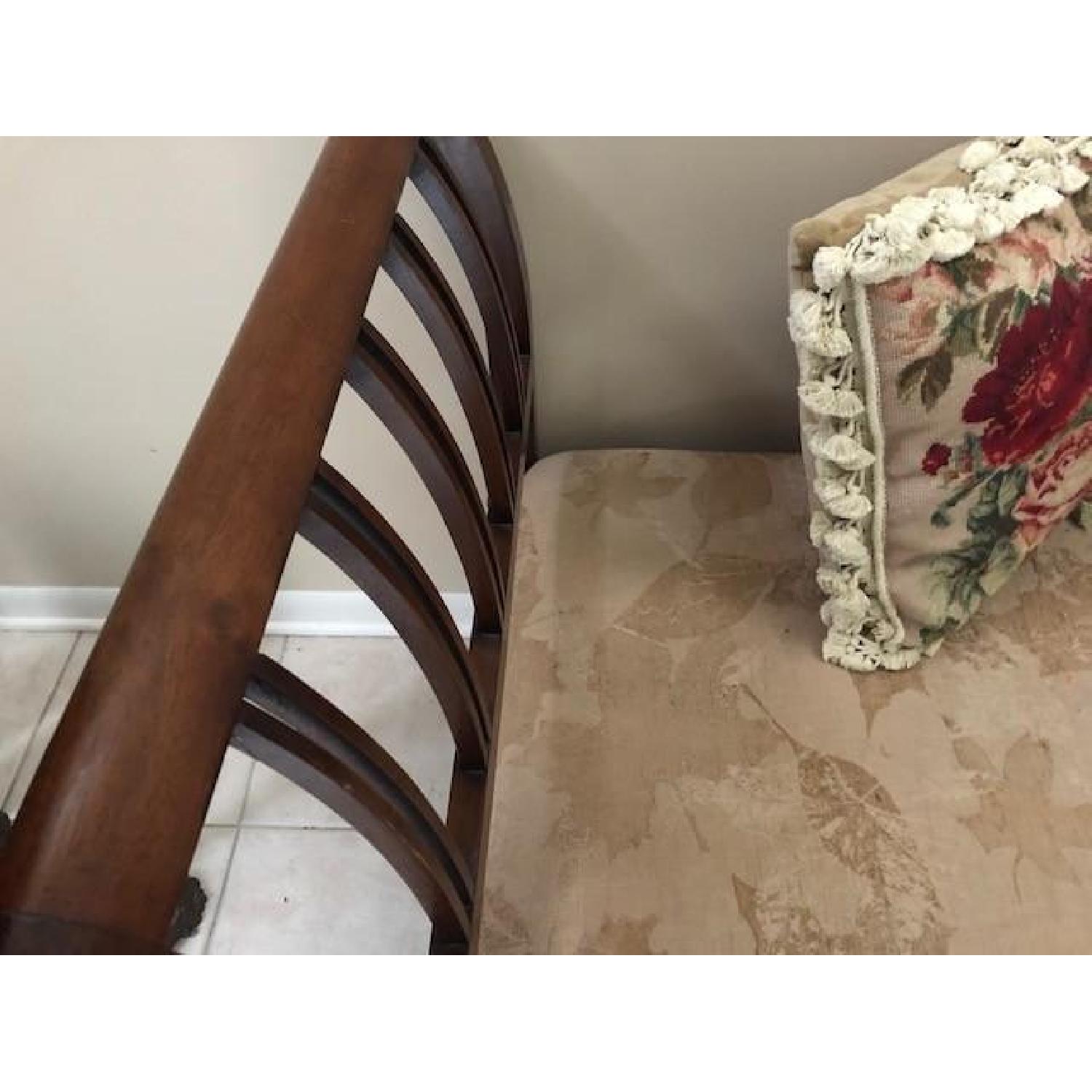 Antique Walnut Sofa/Bench/Bed - image-4