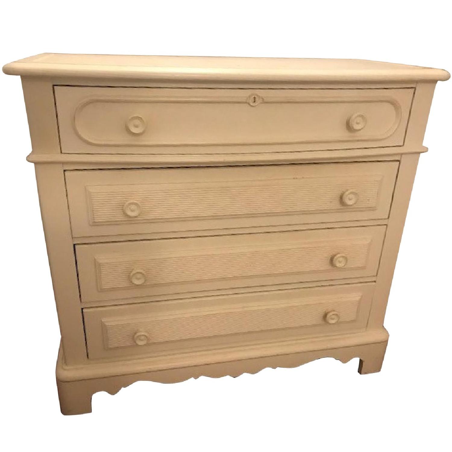 Pottery Barn White 4Drawer Dresser AptDeco