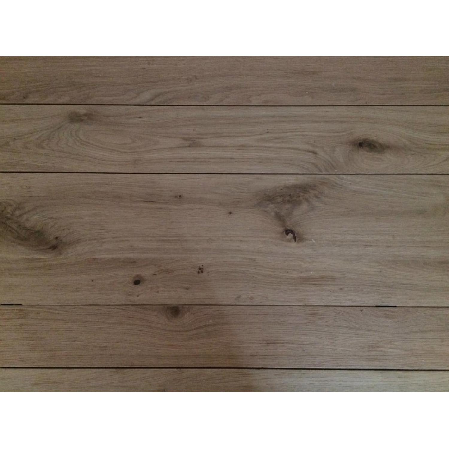Ikea Solid Wood & Iron Dining Table - AptDeco