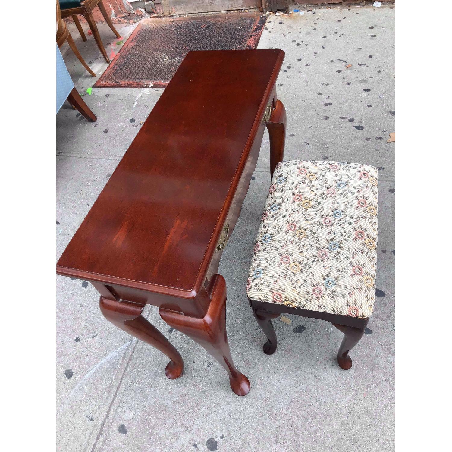 The Bombay Company Vanity w/ Mirror & Stool - image-25