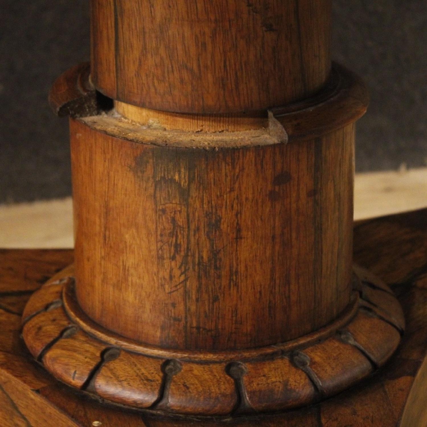 20th Century English Dining Table in Palisander & Mahogany - image-9