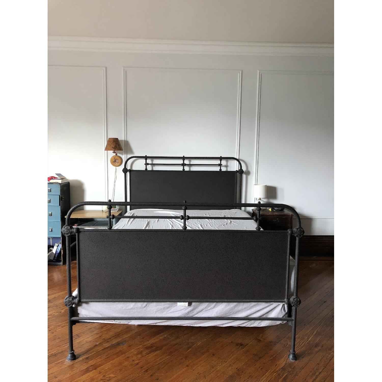 Restoration Hardware French Academie Panel Bed w/ Footboard - image-1