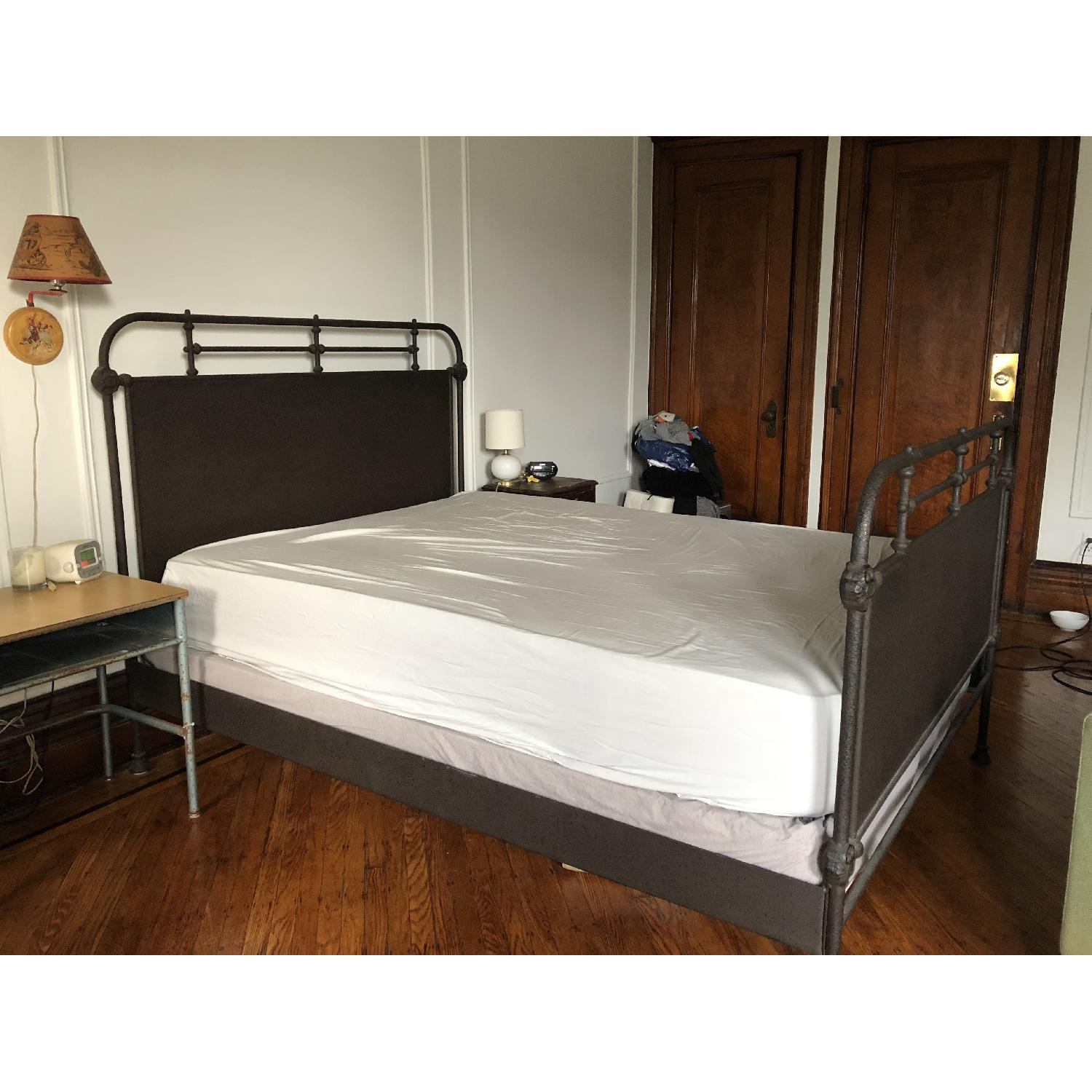 Restoration Hardware French Academie Panel Bed w/ Footboard - image-4