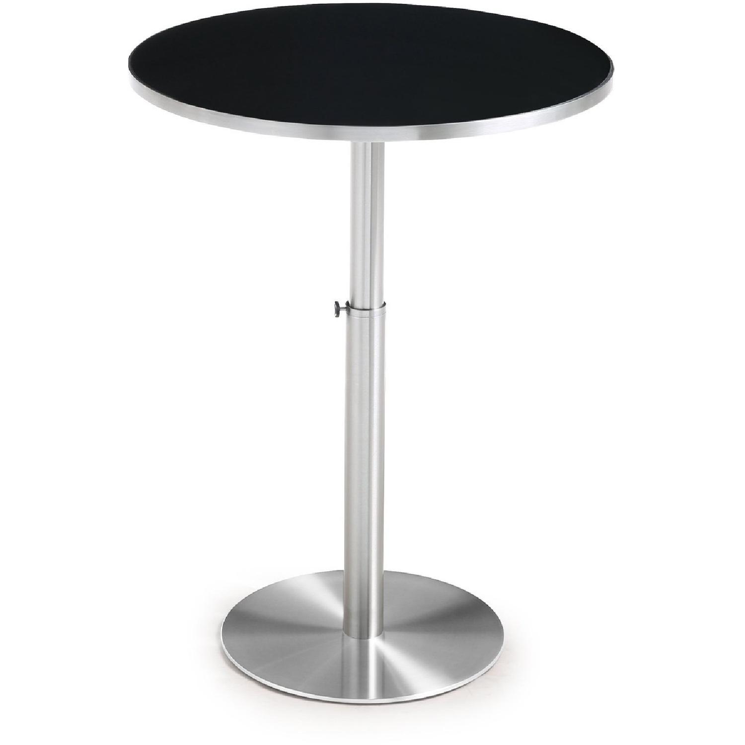 TOV Furniture Ridge Adjustable Bar Table w/ 2 Stools - image-1
