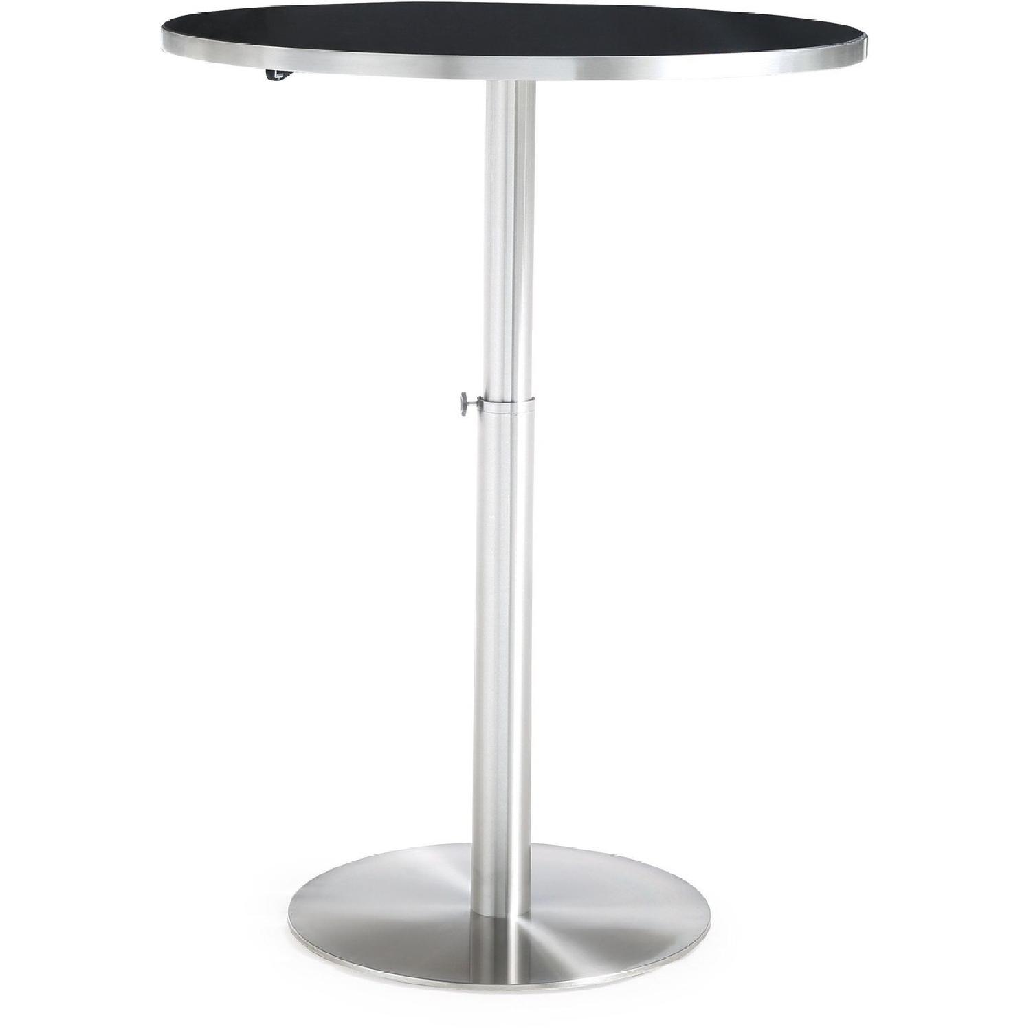 TOV Furniture Ridge Adjustable Bar Table w/ 2 Stools - image-0