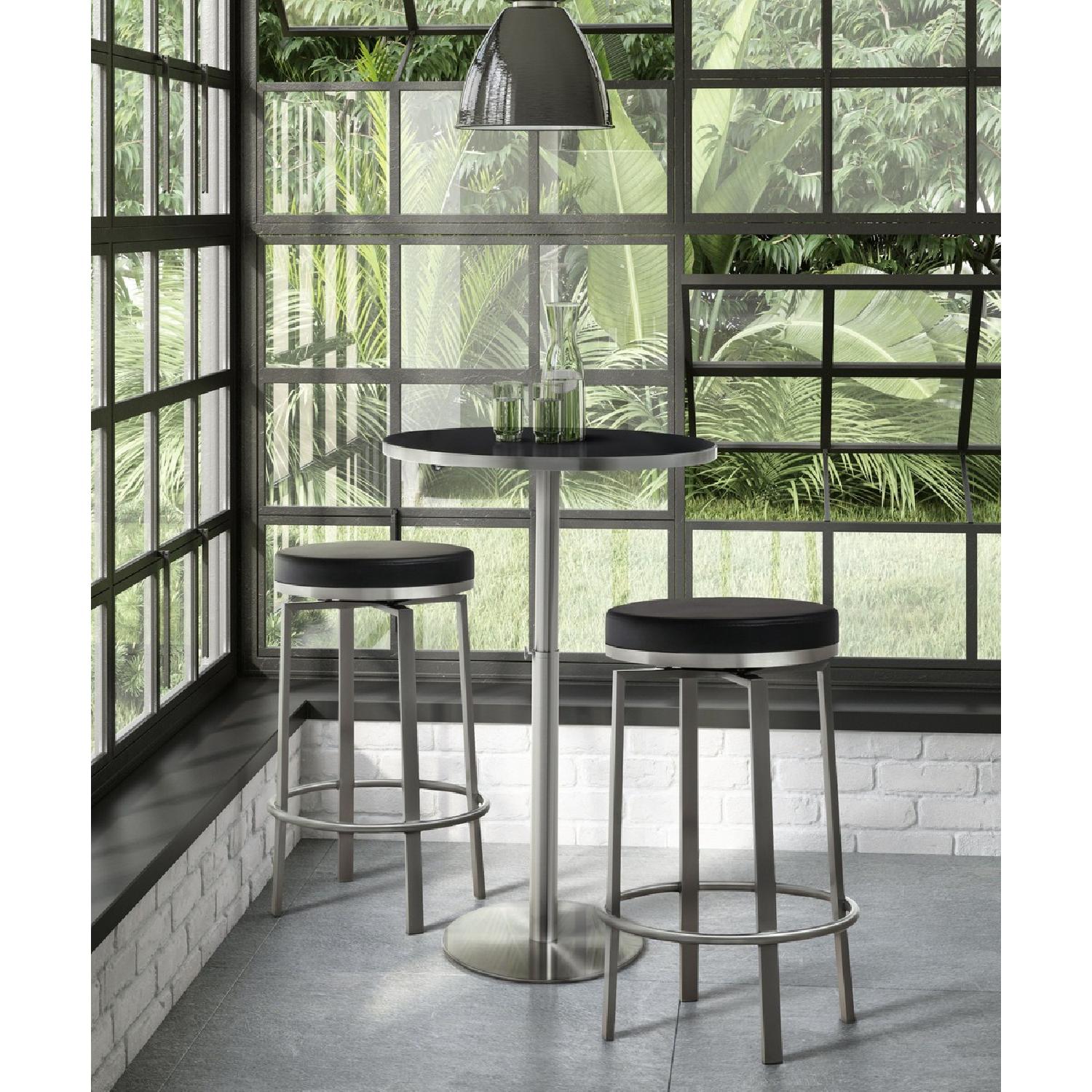 TOV Furniture Ridge Adjustable Bar Table w/ 2 Stools - image-4
