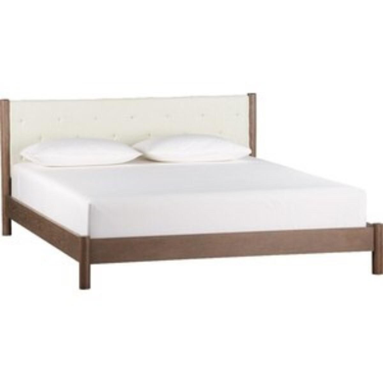 CB2 Peg Leg Queen Size Bed - image-0