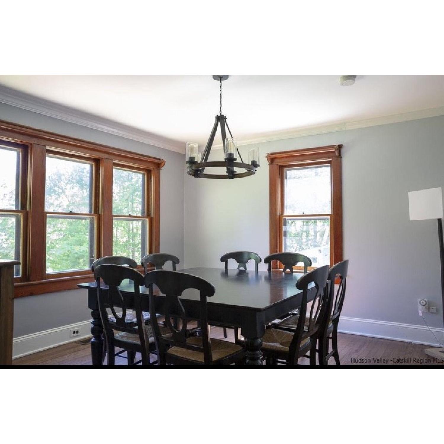 Pottery Barn Square Dining Table w/ 8 Chairs - image-1