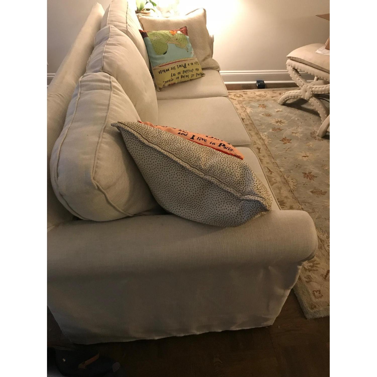 Pottery Barn Cameron Roll Arm Slipcovered Sofa - image-2