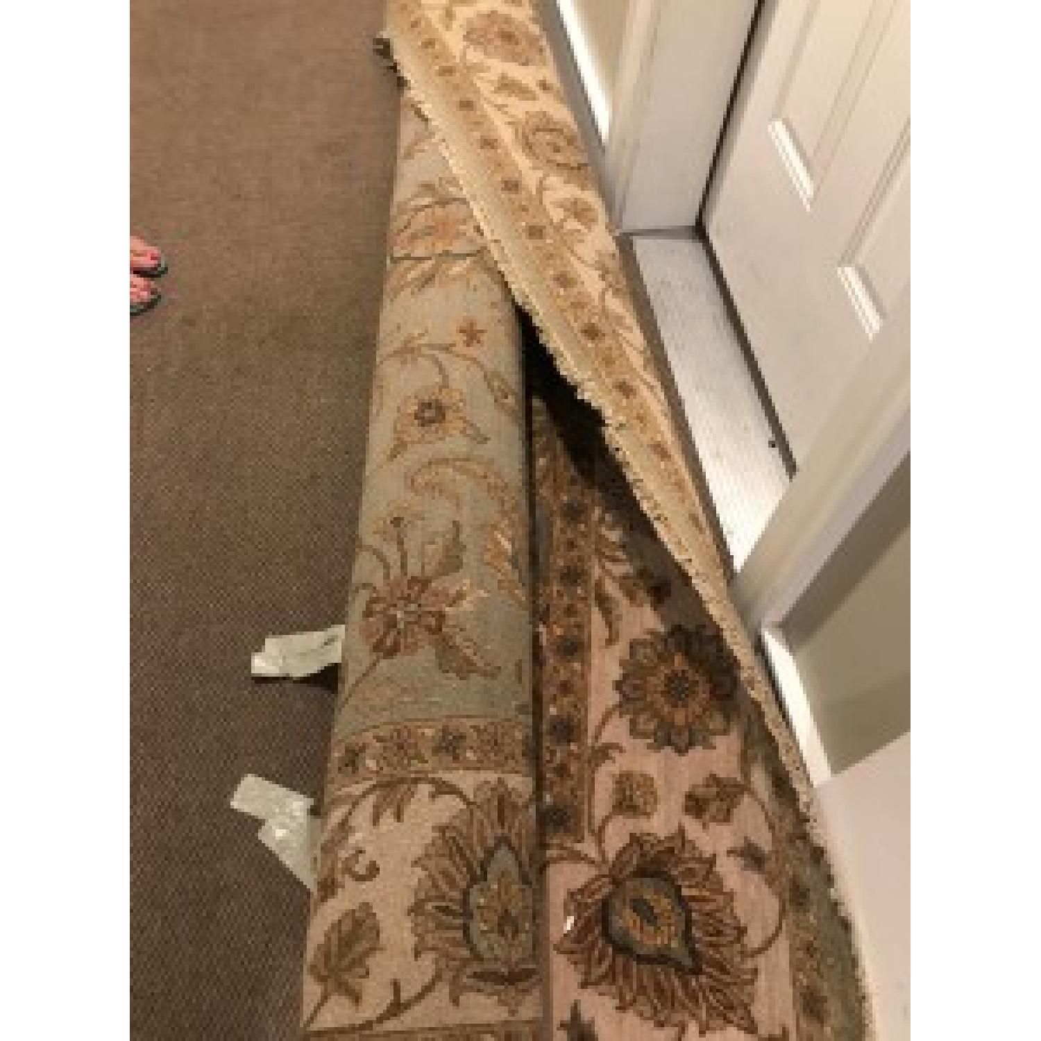 Ethan Allen Wool Silk Area Rug - image-7