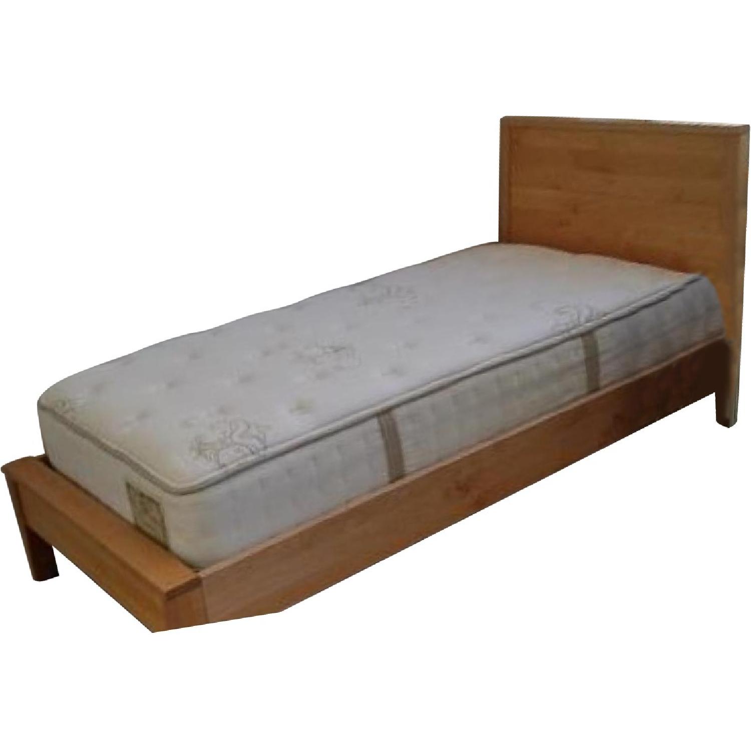 Twin Size Wood Bed Frame - image-0
