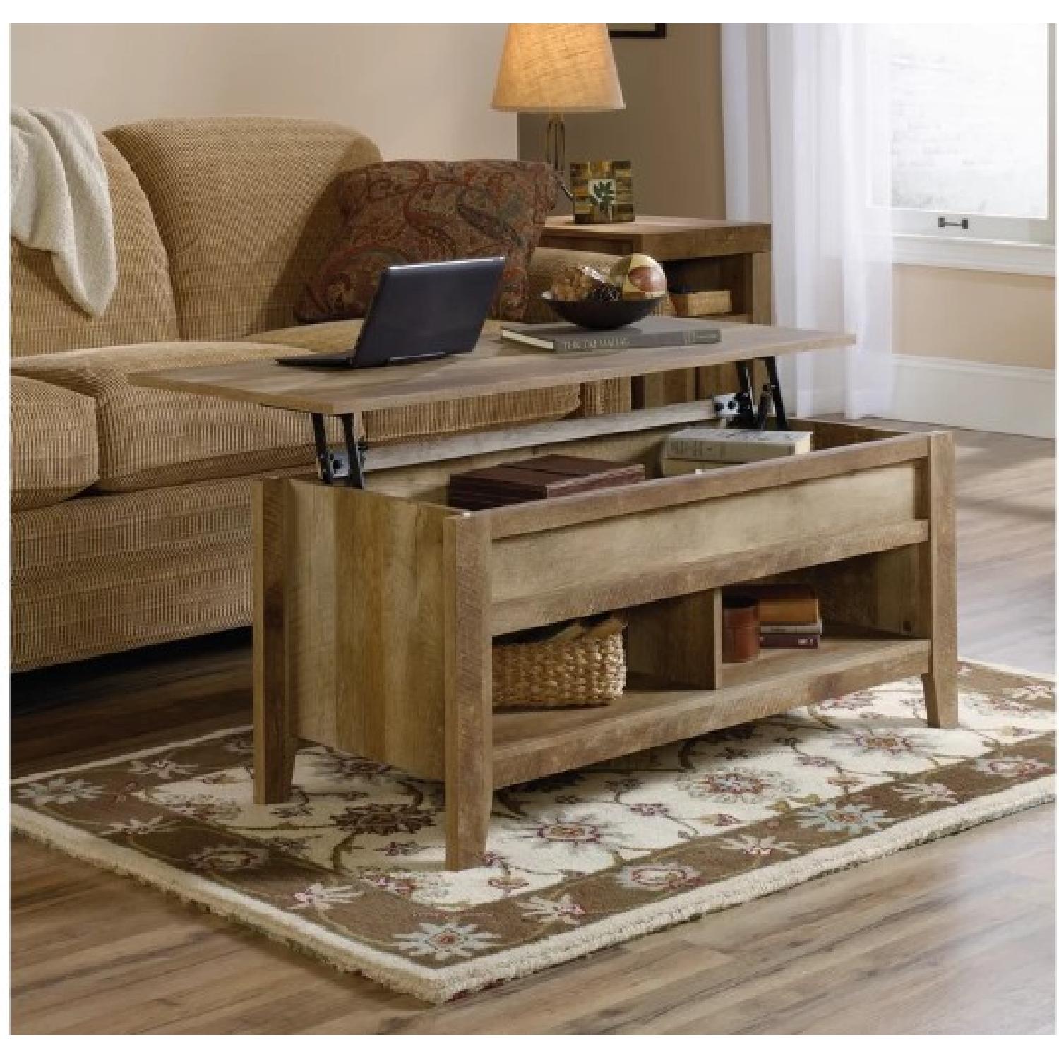 Loon Peak Signal Mountain Lift Top Coffee Table - image-3