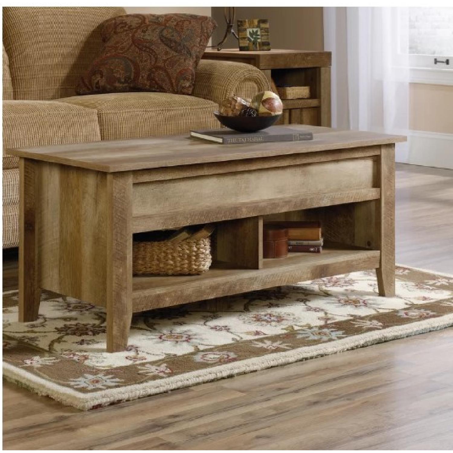 Loon Peak Signal Mountain Lift Top Coffee Table - image-4