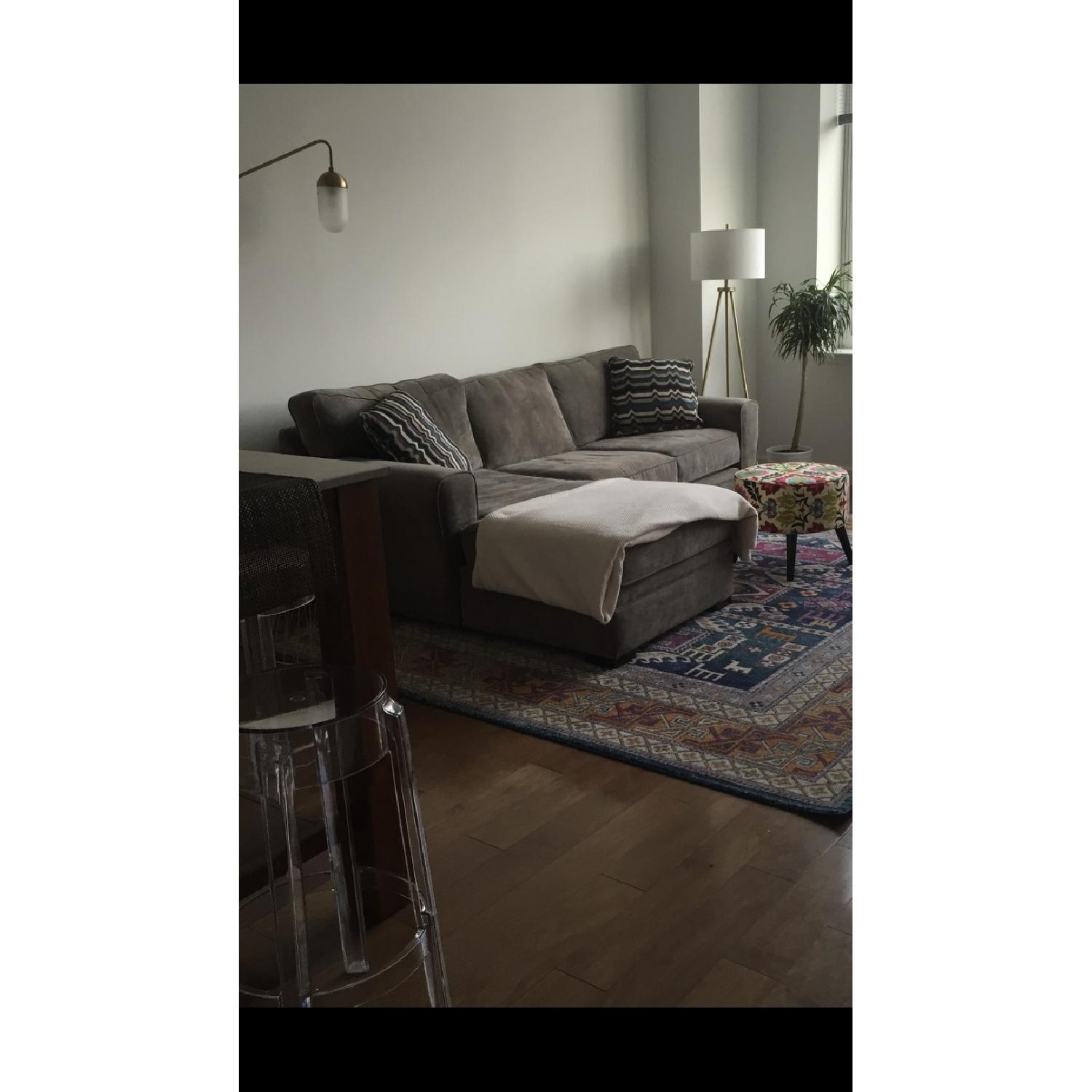 Raymour & Flanigan Artemis 2 Piece Sectional w/ LAF Chaise AptDeco