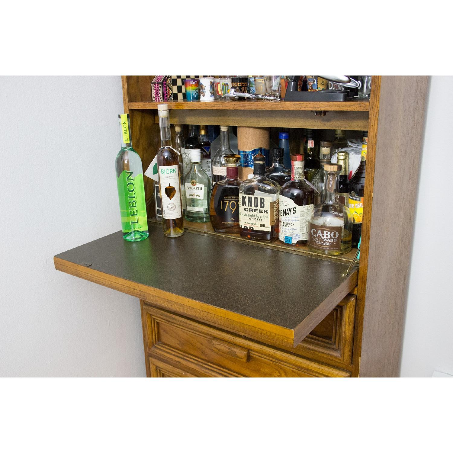 Vintage Bar w/ Drawers & Shelves - image-5
