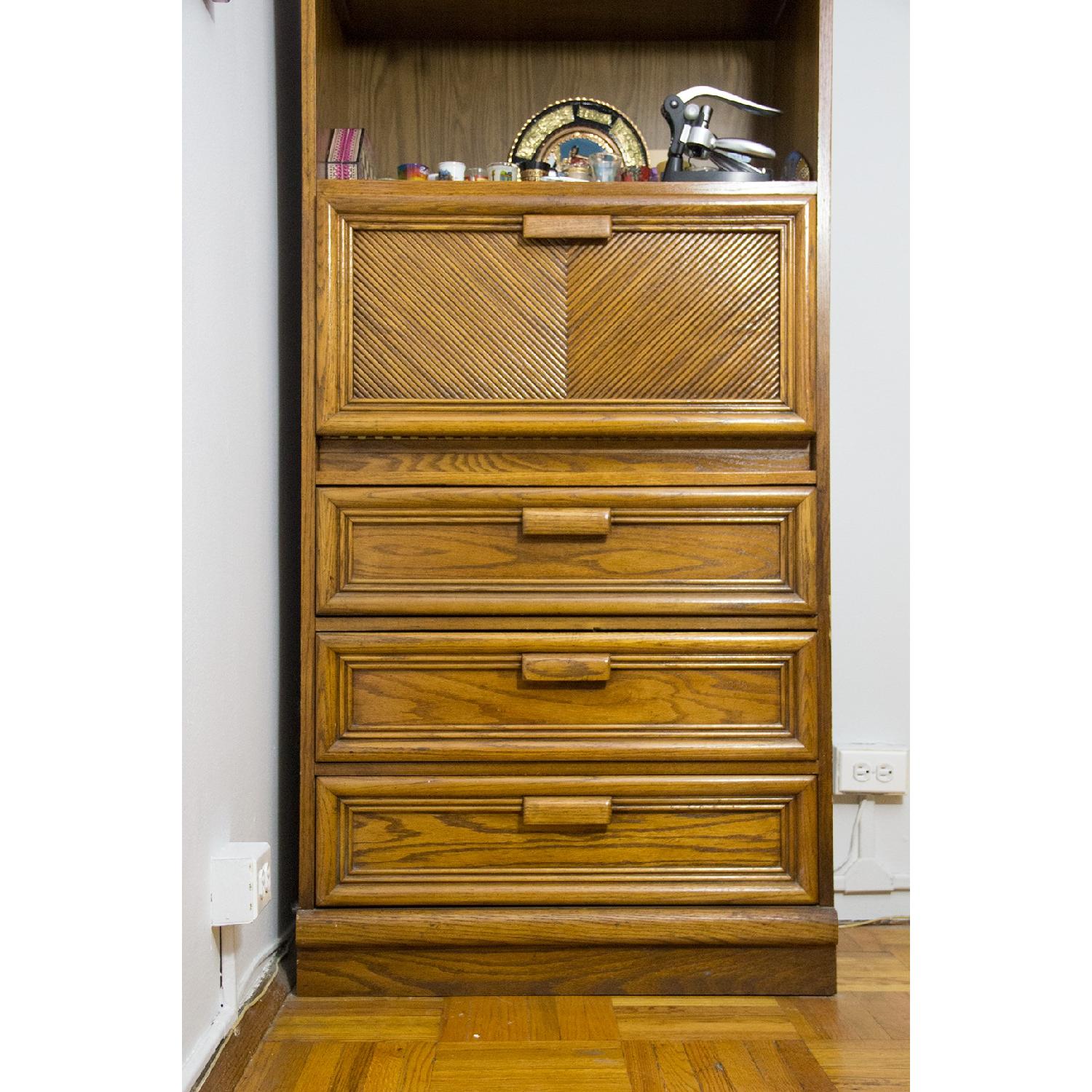 Vintage Bar w/ Drawers & Shelves - image-6