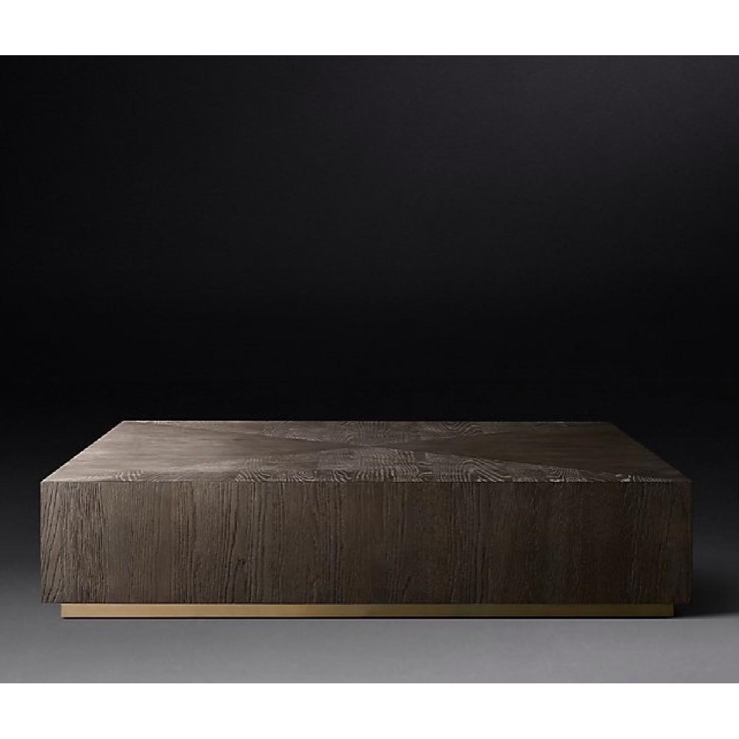 Restoration Hardware Postmodern Machinto Square Coffee Table AptDeco