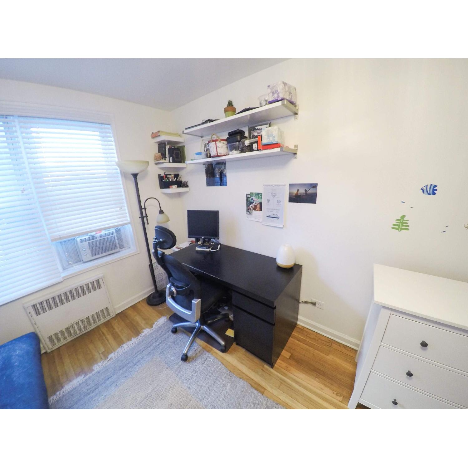 Ikea Malm Black Desk - image-3