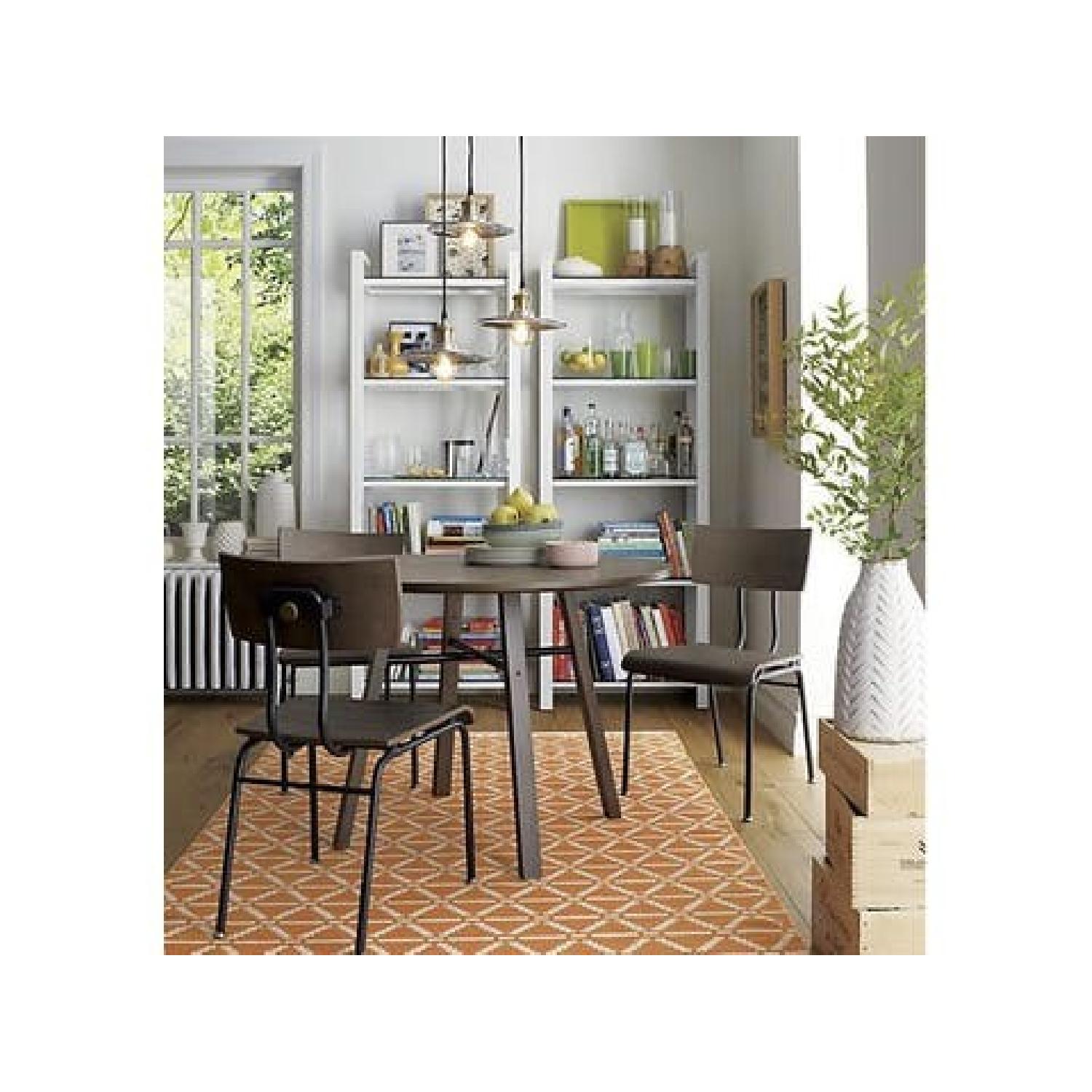 Crate & Barrel Scholar Dining Table w/ 4 Chairs - image-2