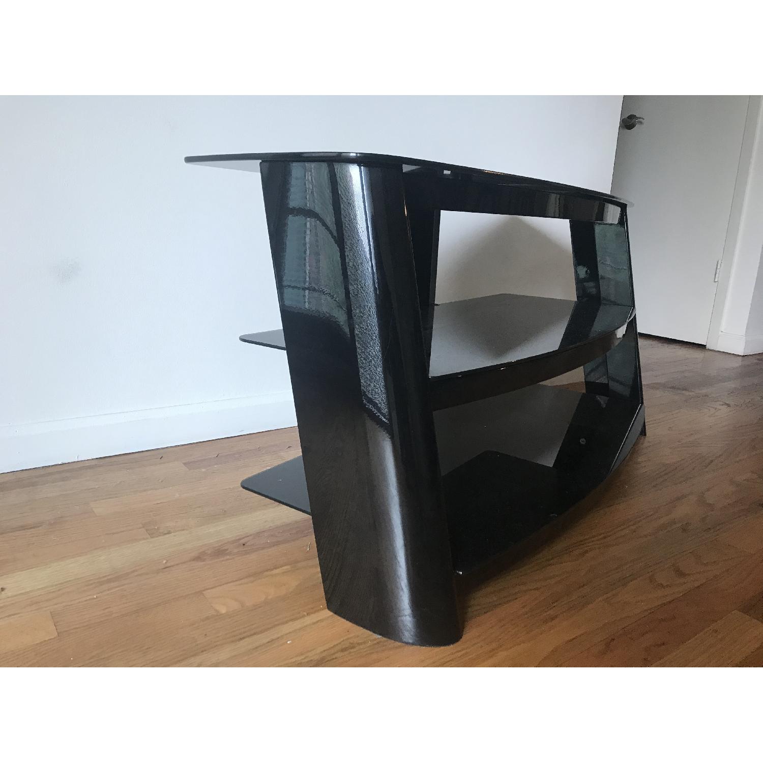 Z-Line Designs Black Glass 2-Shelf Media Storage - image-3