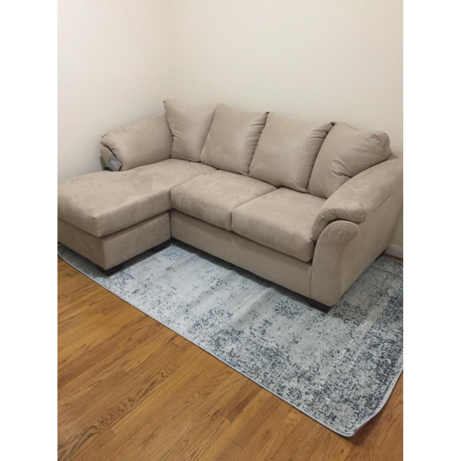 Ashley Darcy Sectional Sofa w/ Chaise - image-1