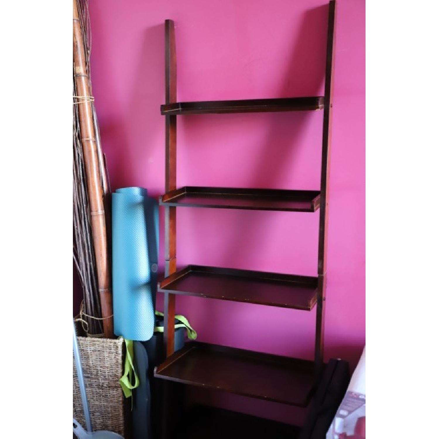 Wooden Leaning Wall Shelves - image-2