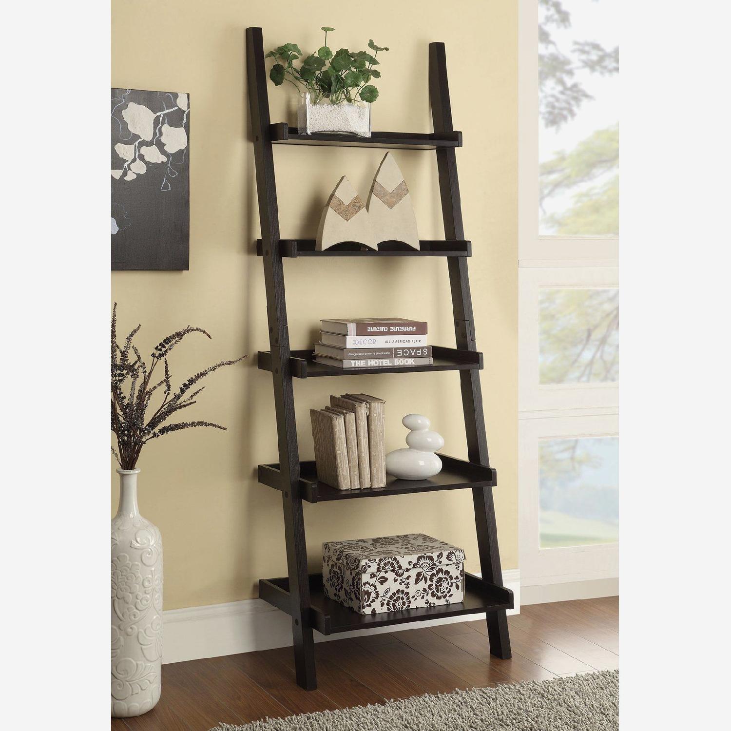 Wooden Leaning Wall Shelves - image-3