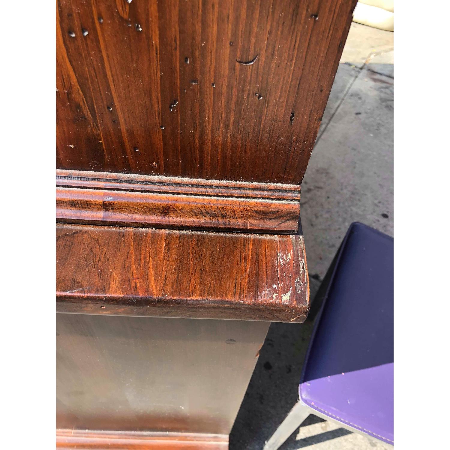 Ethan Allen Solid Wood Dresser w/ Mirrored Hutch - image-12