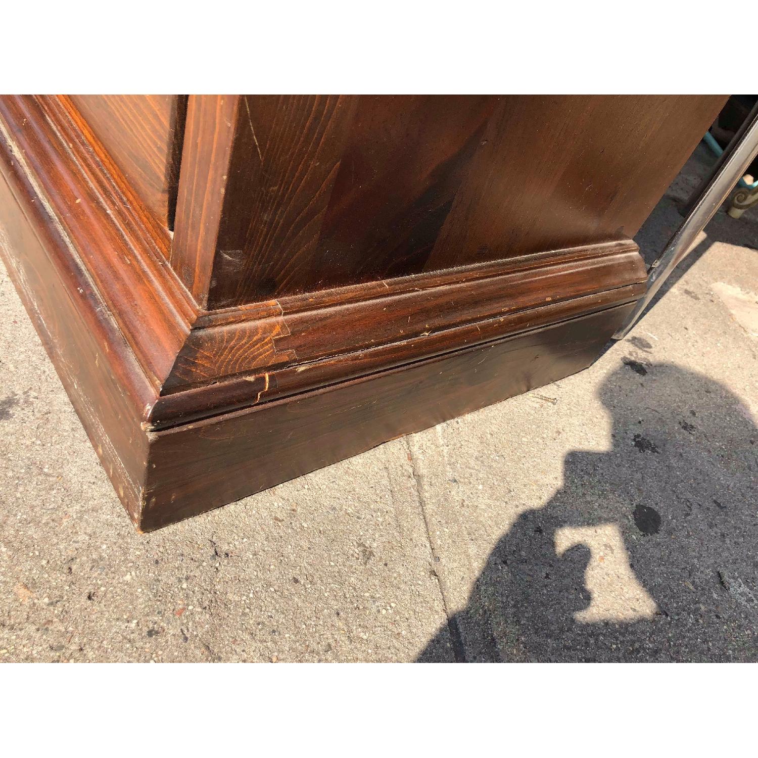 Ethan Allen Solid Wood Dresser w/ Mirrored Hutch - image-14