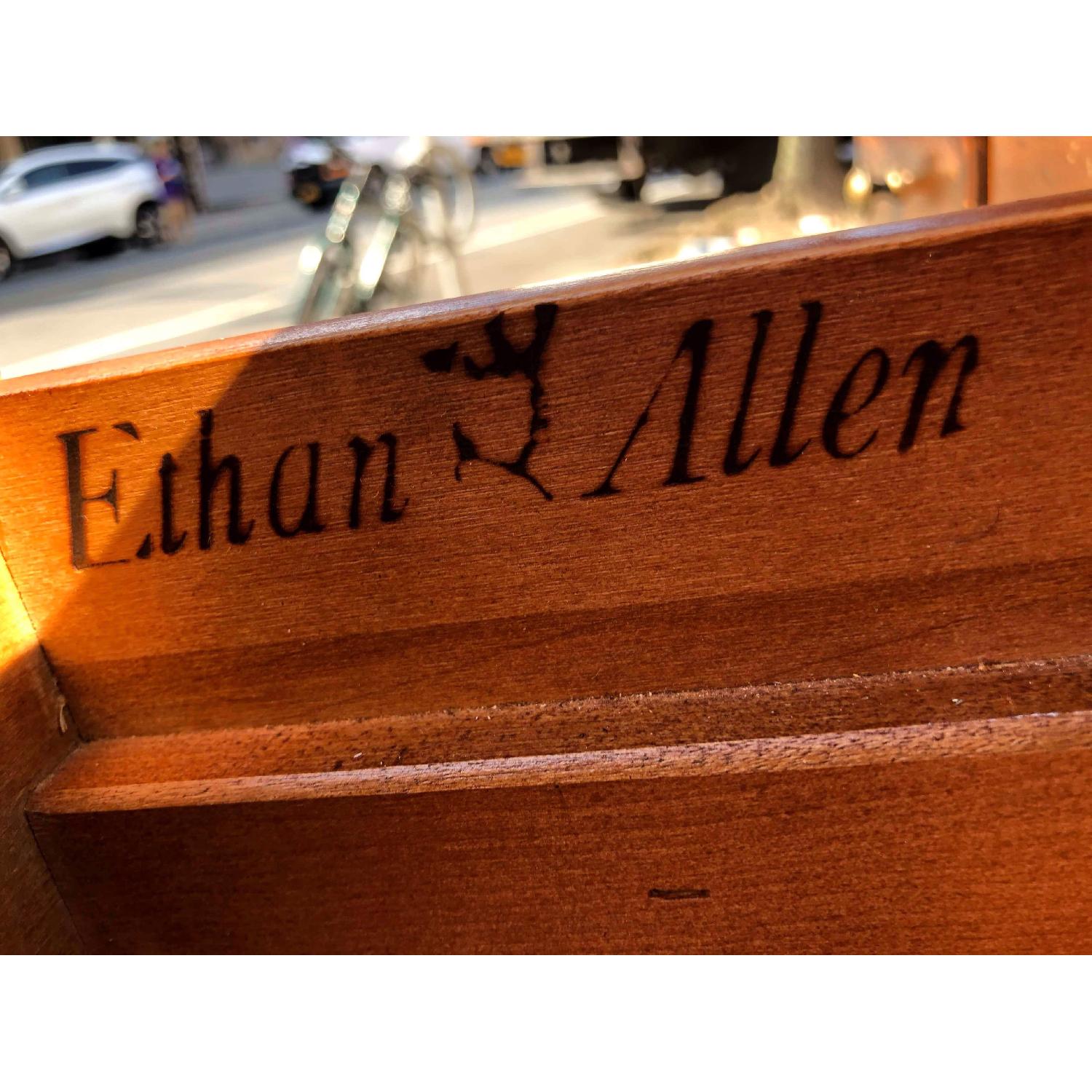 Ethan Allen Solid Wood Dresser w/ Mirrored Hutch - image-21