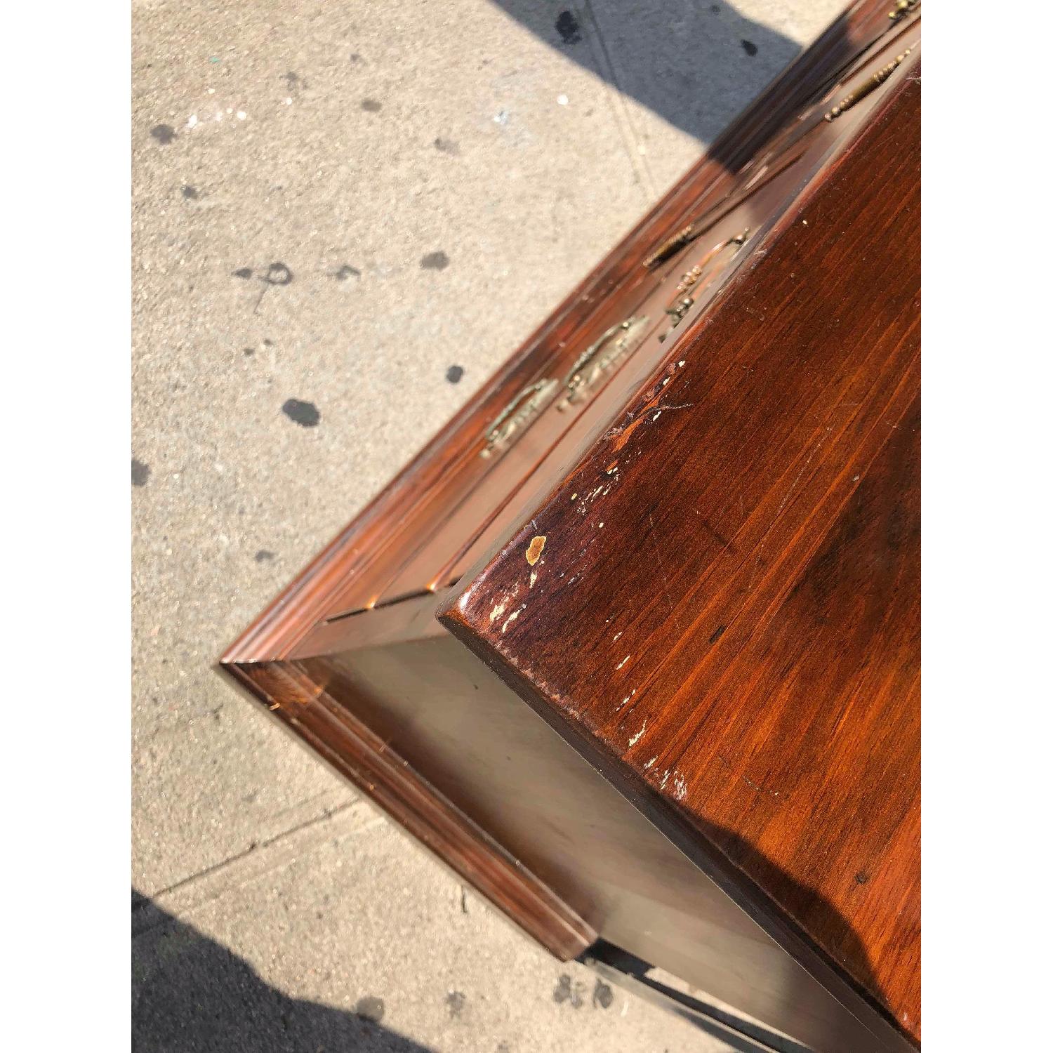 Ethan Allen Solid Wood Dresser w/ Mirrored Hutch - image-25