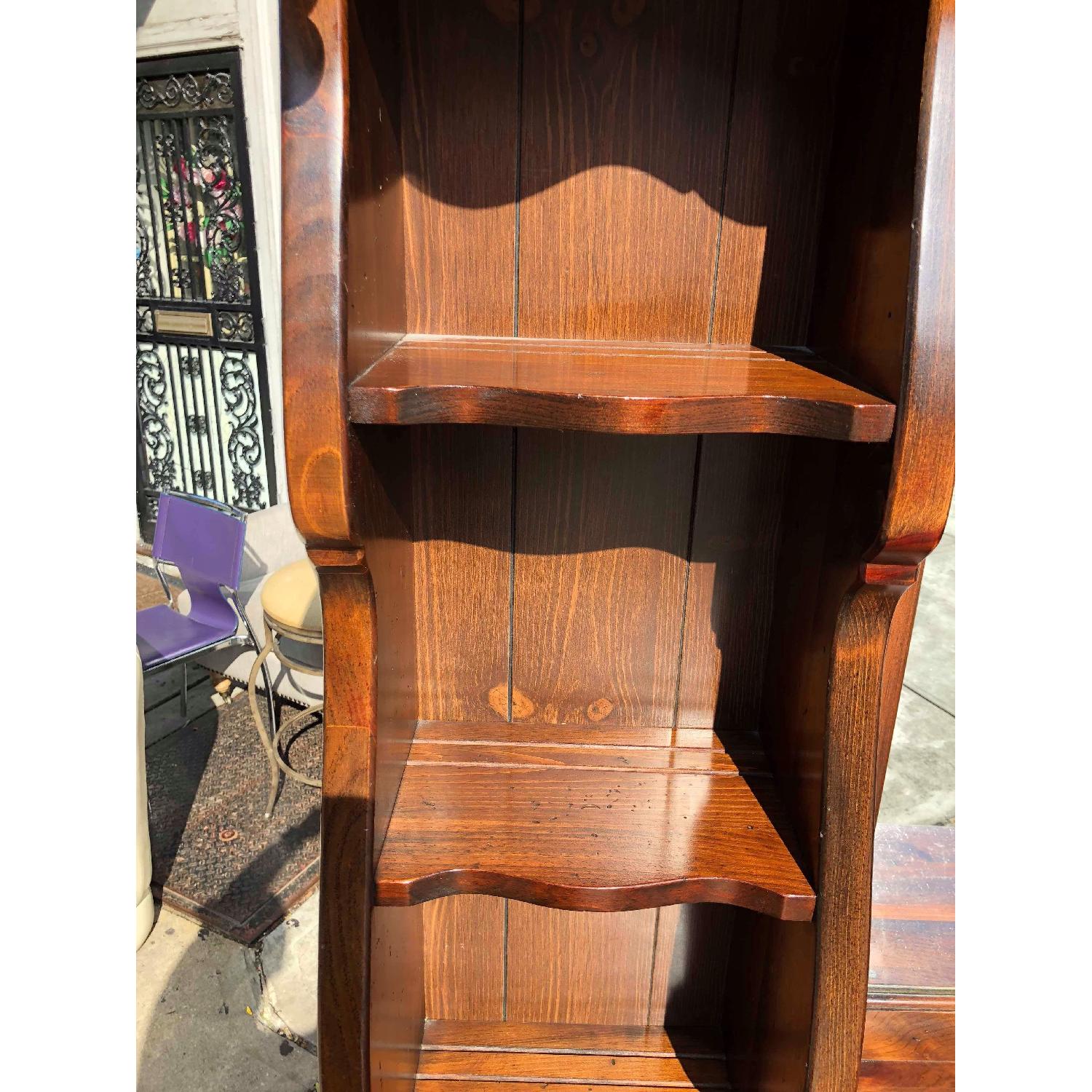 Ethan Allen Solid Wood Dresser w/ Mirrored Hutch - image-27