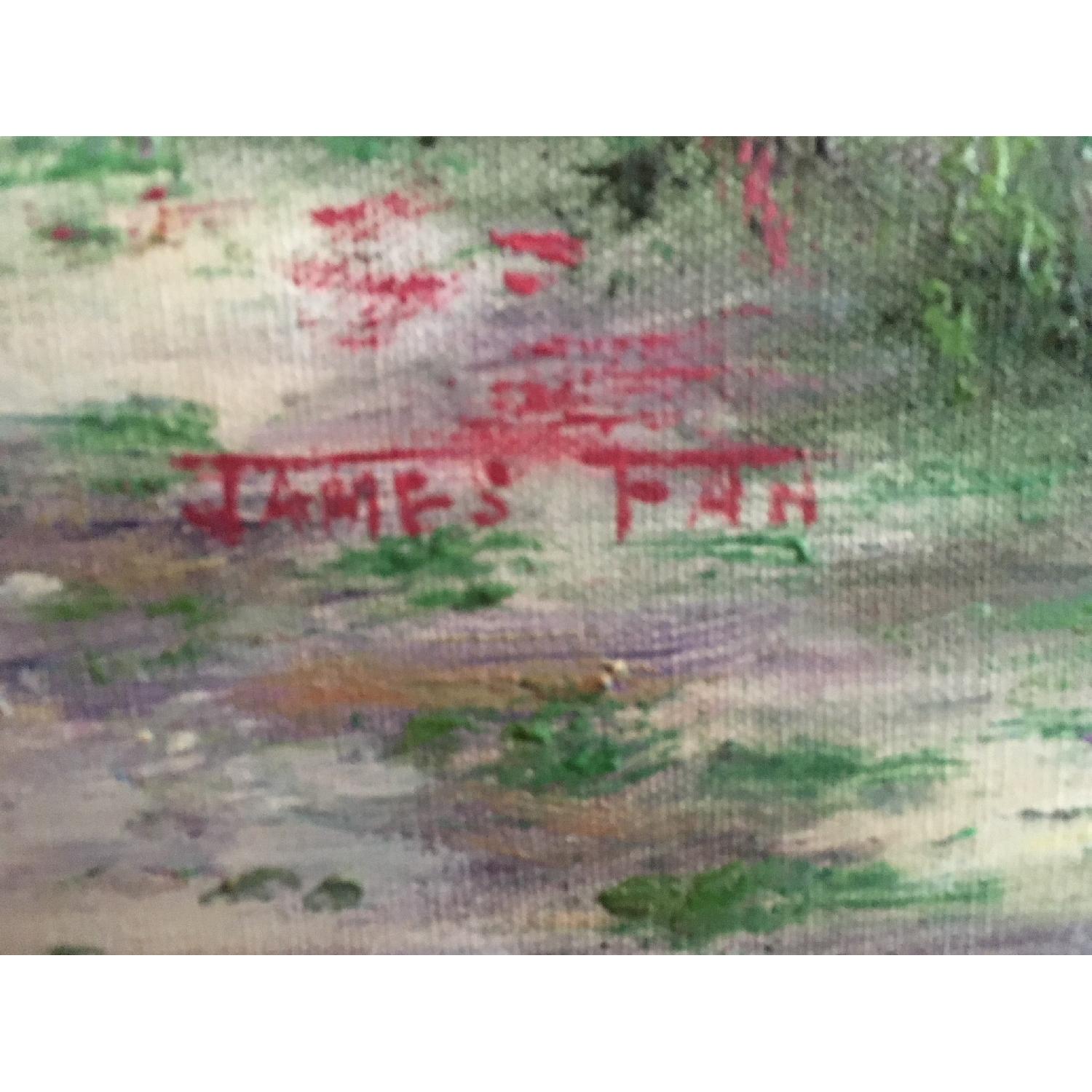 James Fan Original Oil Painting on Canvas - image-2