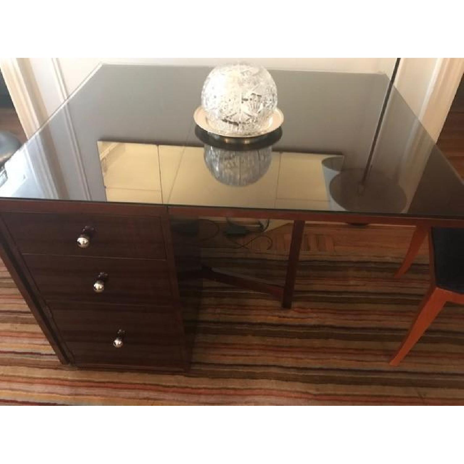 Art Deco Drop-Leaf Desk/Table - image-1