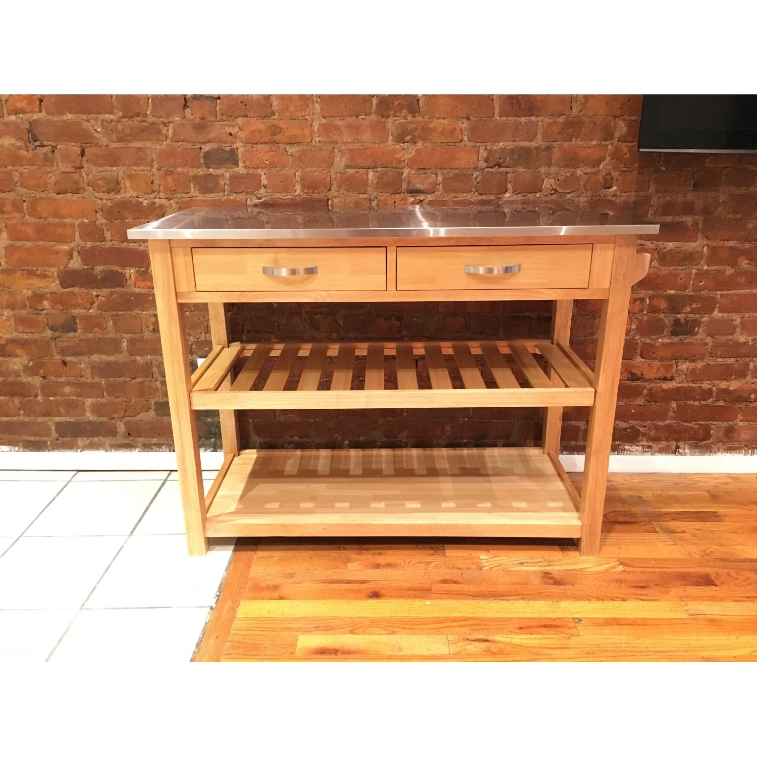 Three Posts Kitchen Island w/ Stainless Steel Countertop - image-4