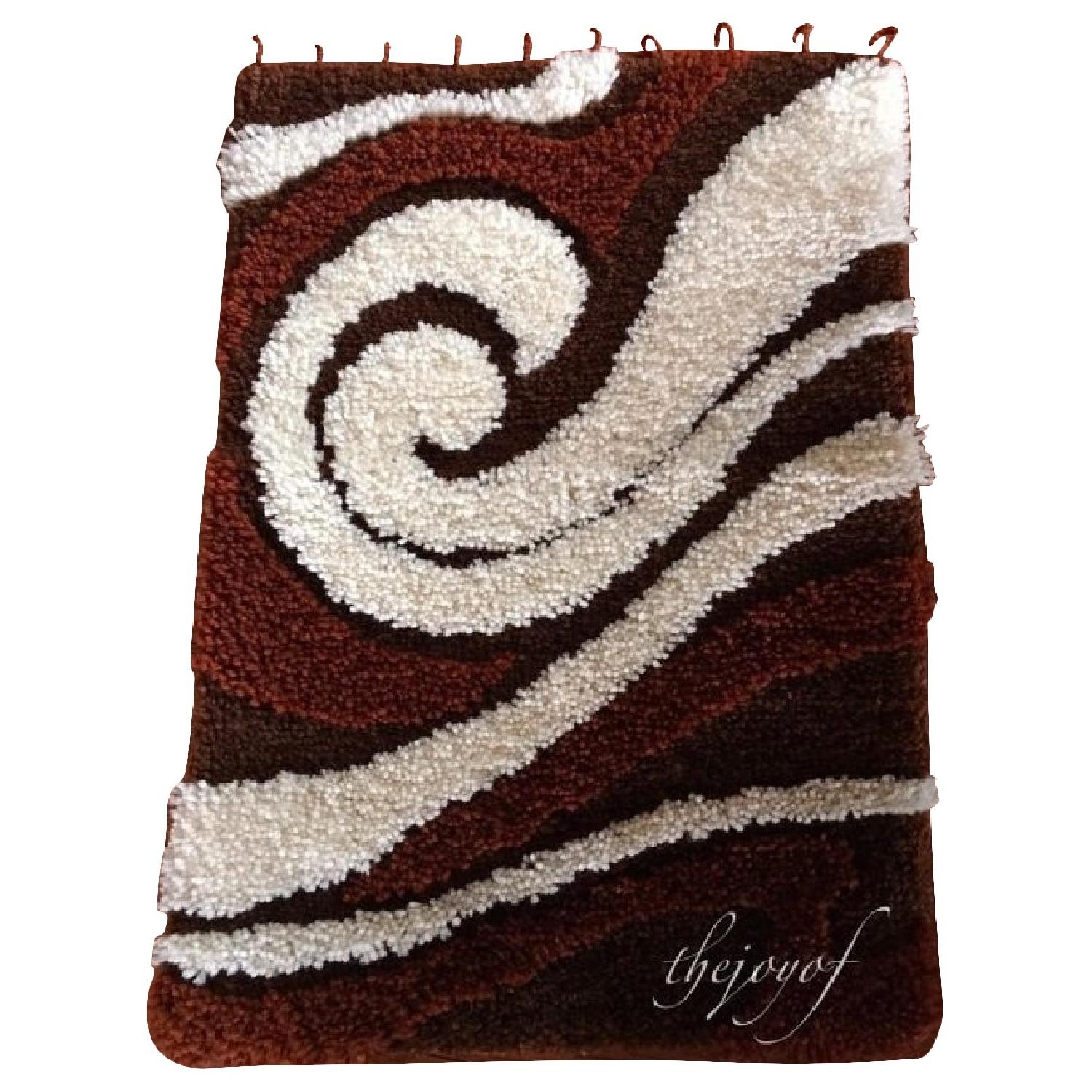 Vintage Mid Century Rya Rug - image-0