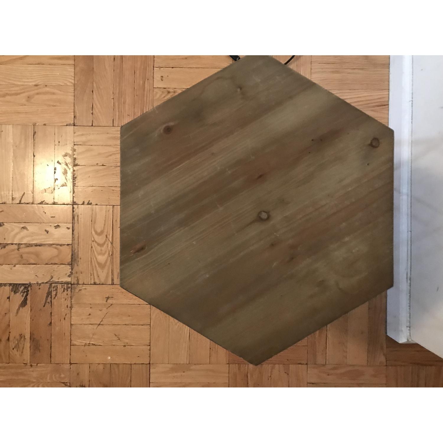 Target Nate Berkus Brass & Wood Hexagon Side Table - image-3