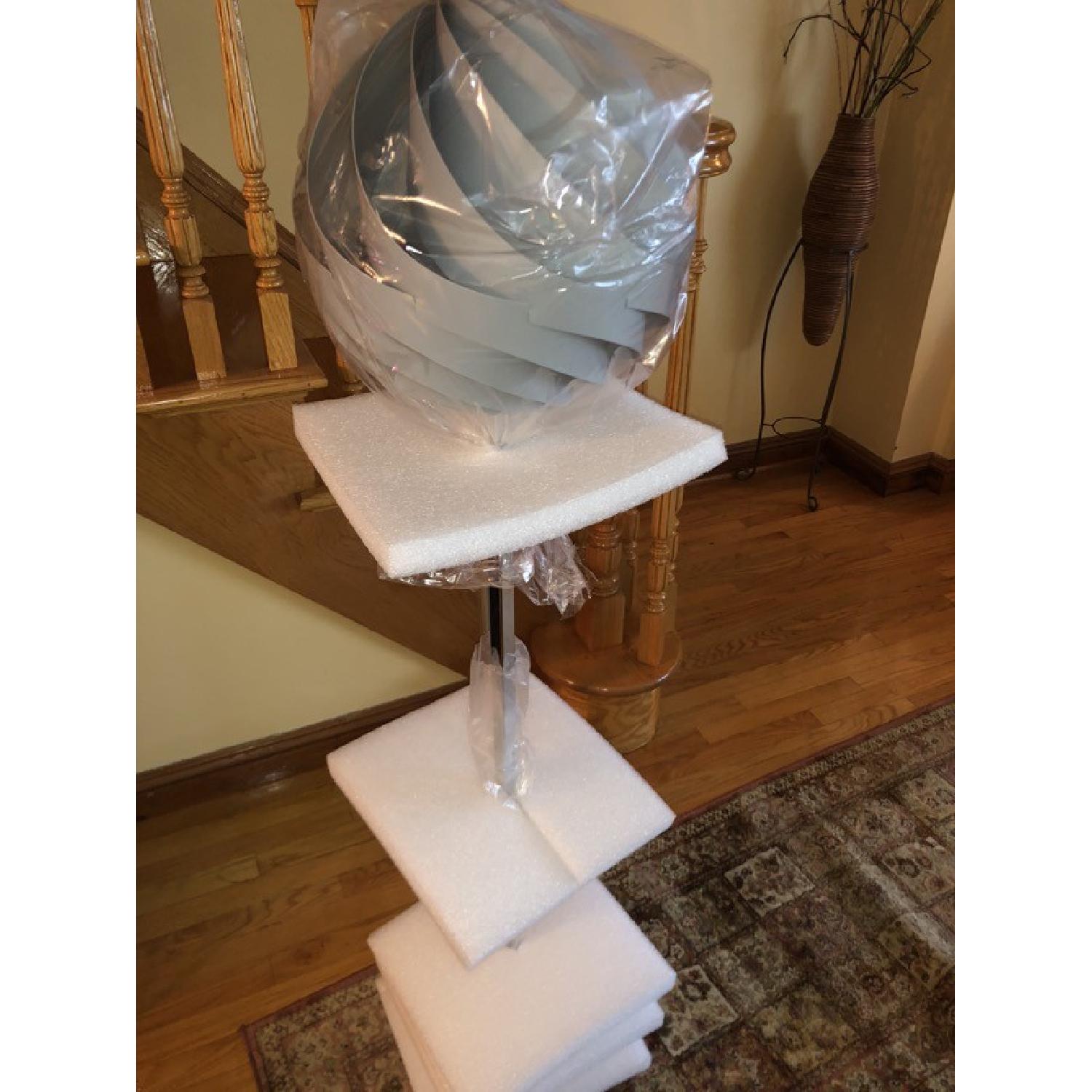 Lujan Sicilia Twister Floor Lamp in Grey - image-1