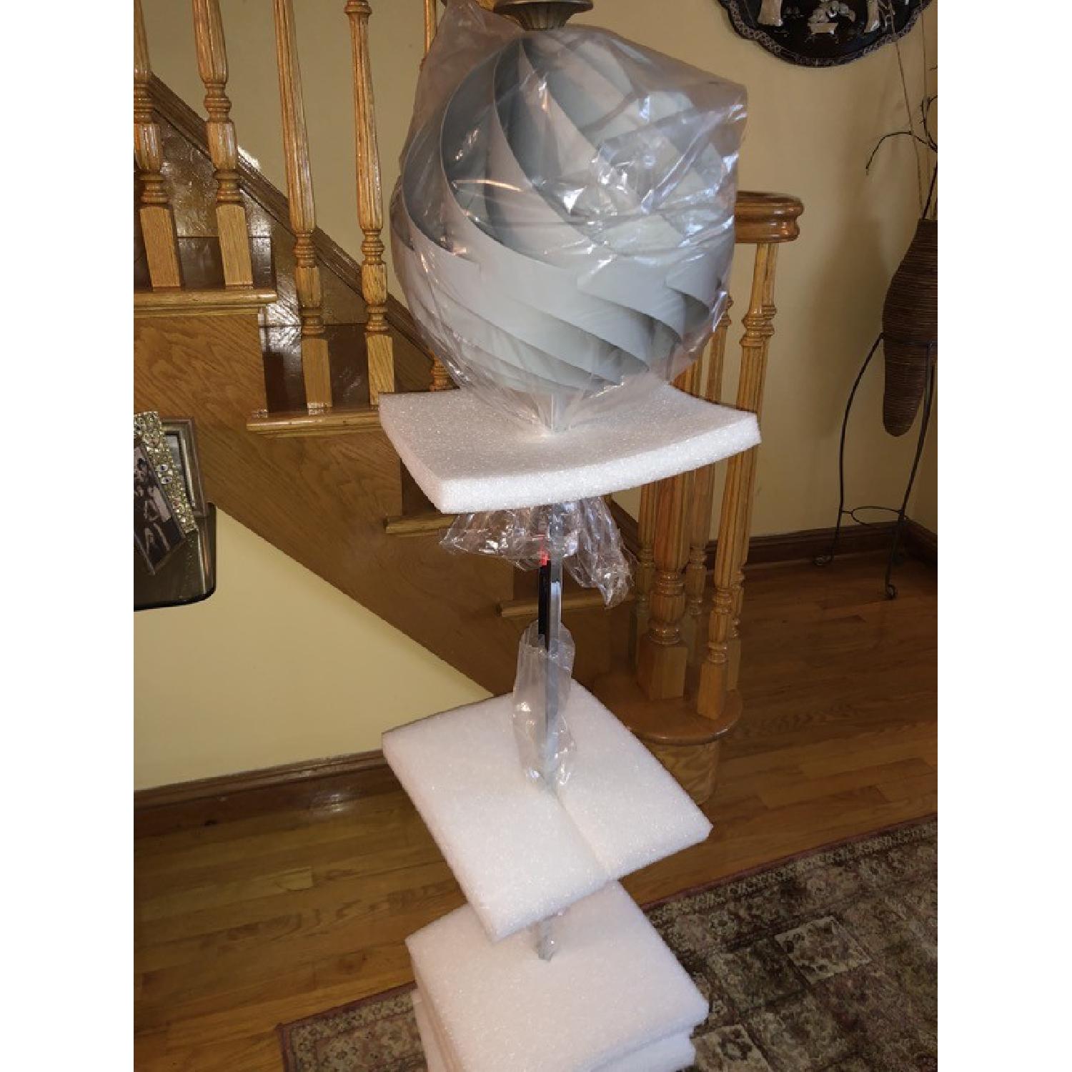 Lujan Sicilia Twister Floor Lamp in Grey - image-2