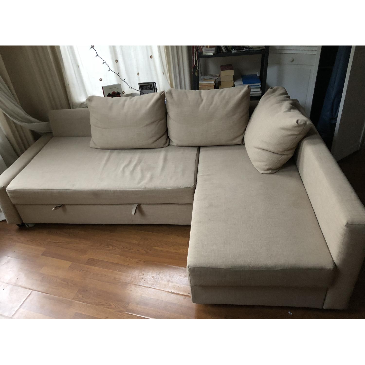 Ikea Friheten Sleeper Sectional Sofa w/ Storage - image-2