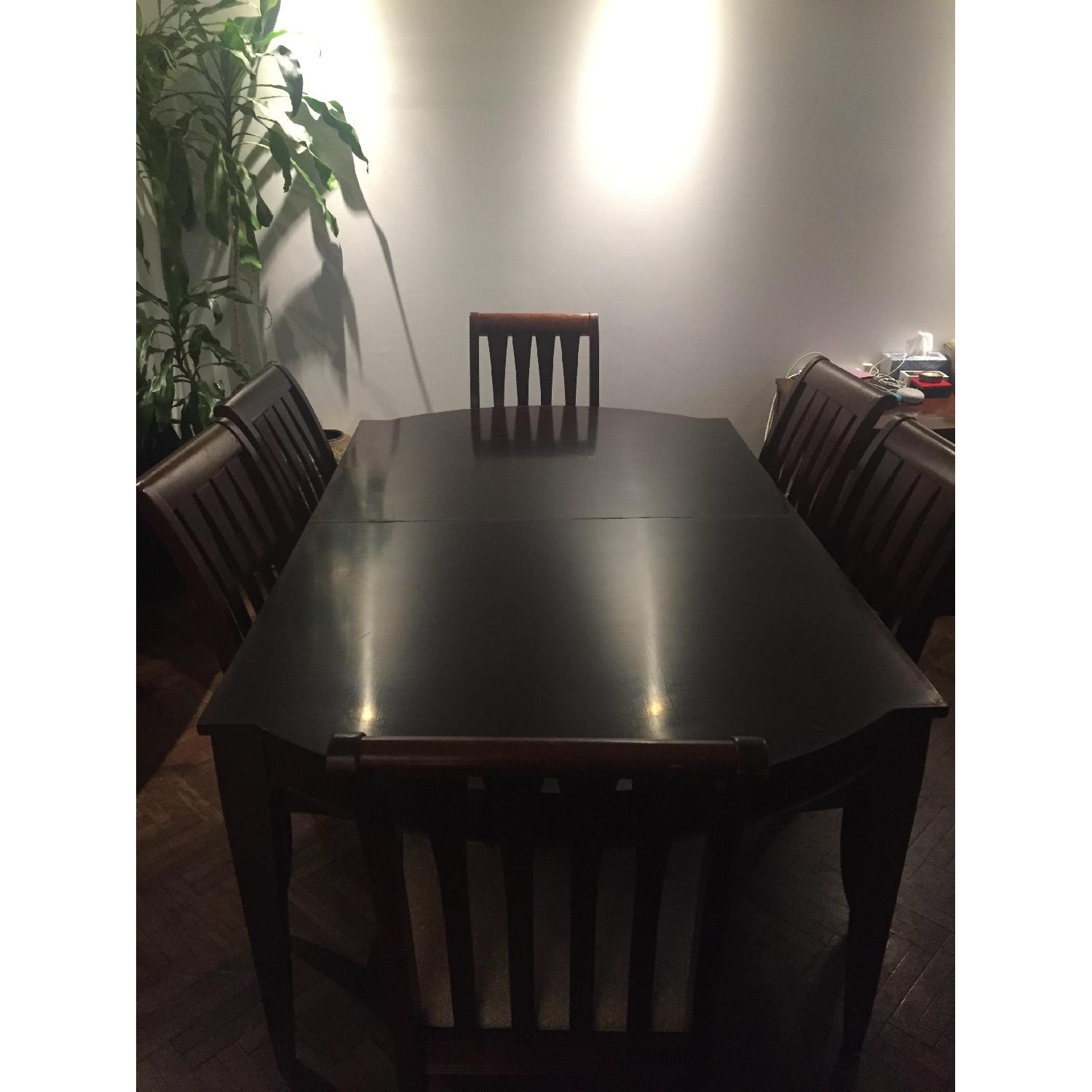 Ethan Allen Avenue Dining Table w/ 6 Chairs - image-5