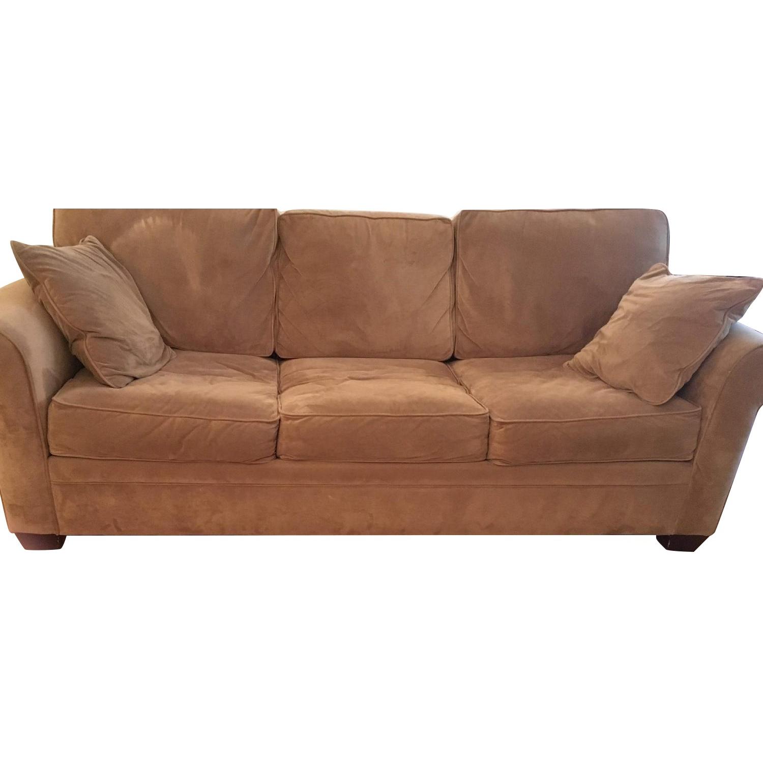 Macy's Microfiber Fold Out Sleeper Sofa - image-0