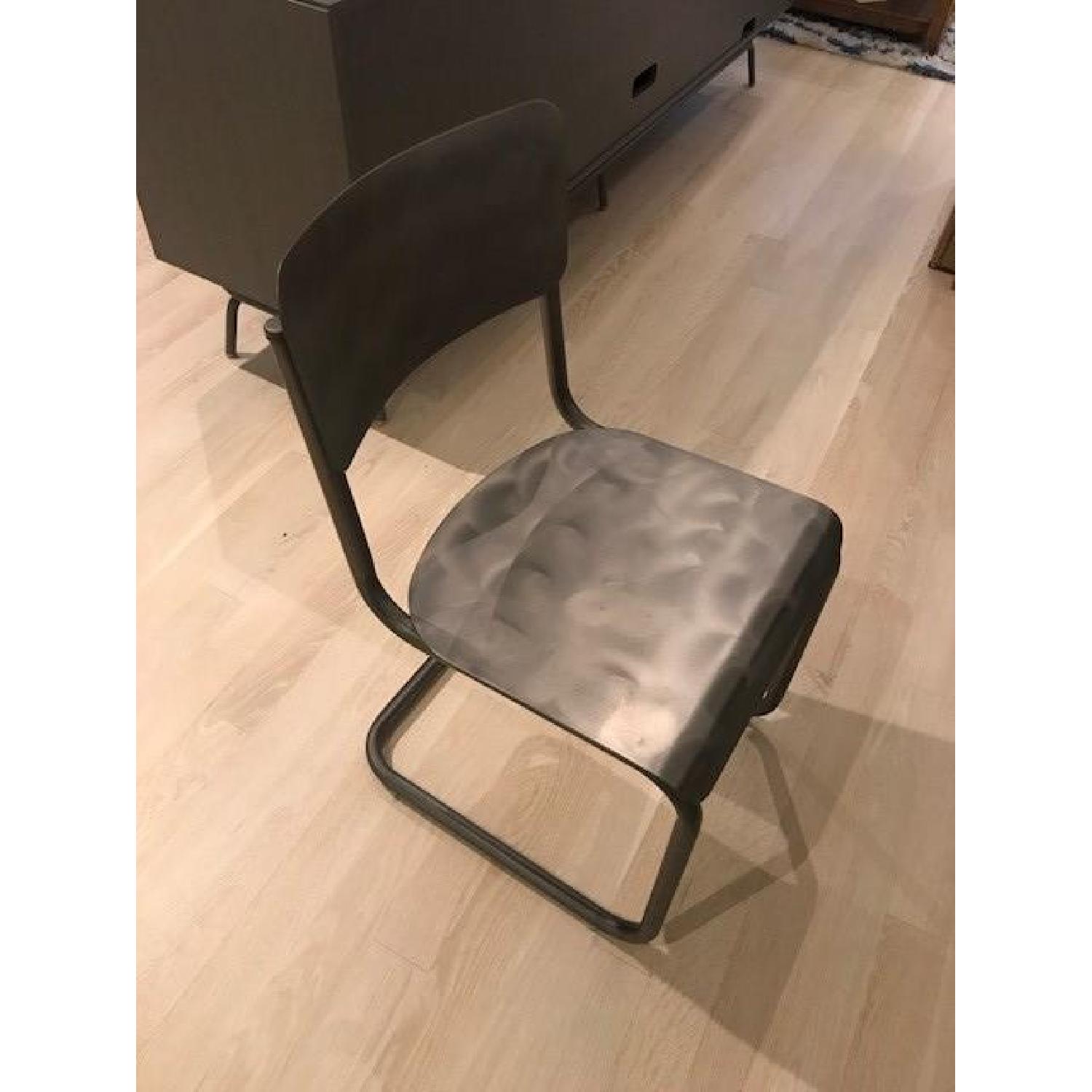Restoration Hardware Metal Schoolhouse Side Chairs - image-1