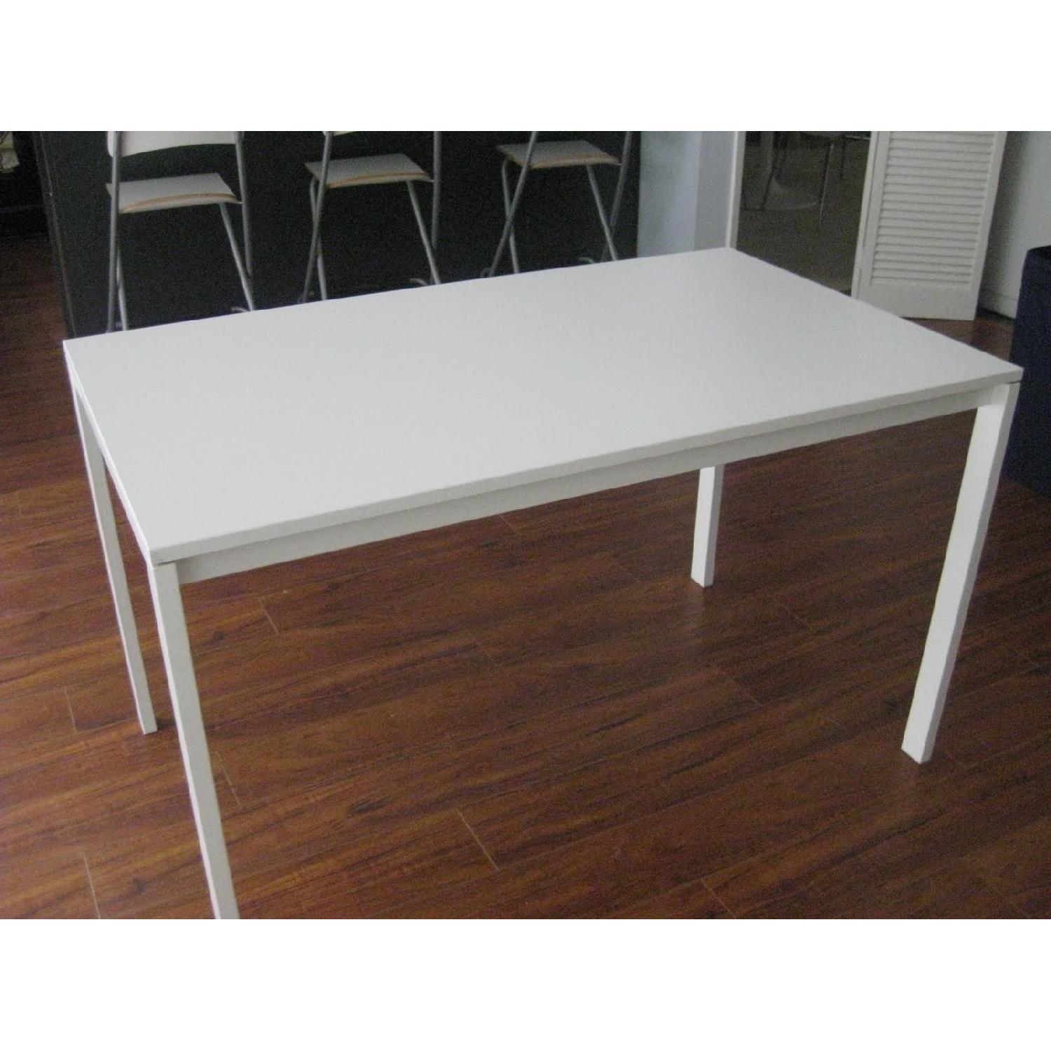 Ikea Melltorp White Dining Table - AptDeco