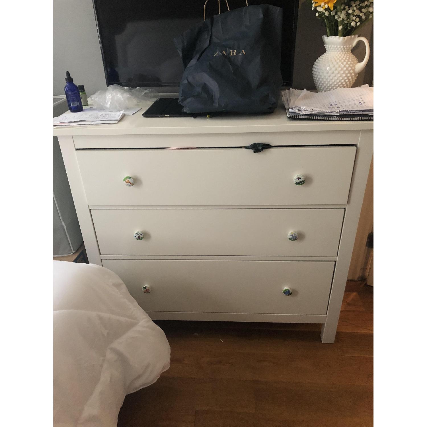Ikea Hemnes 3 Drawer Chest in White - image-1
