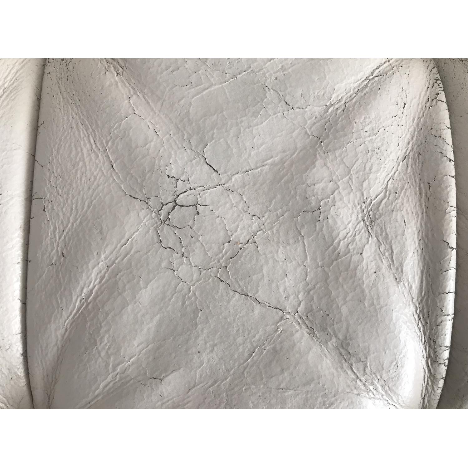 Simon Li Cream/White Leather Sectional Sofa - image-4