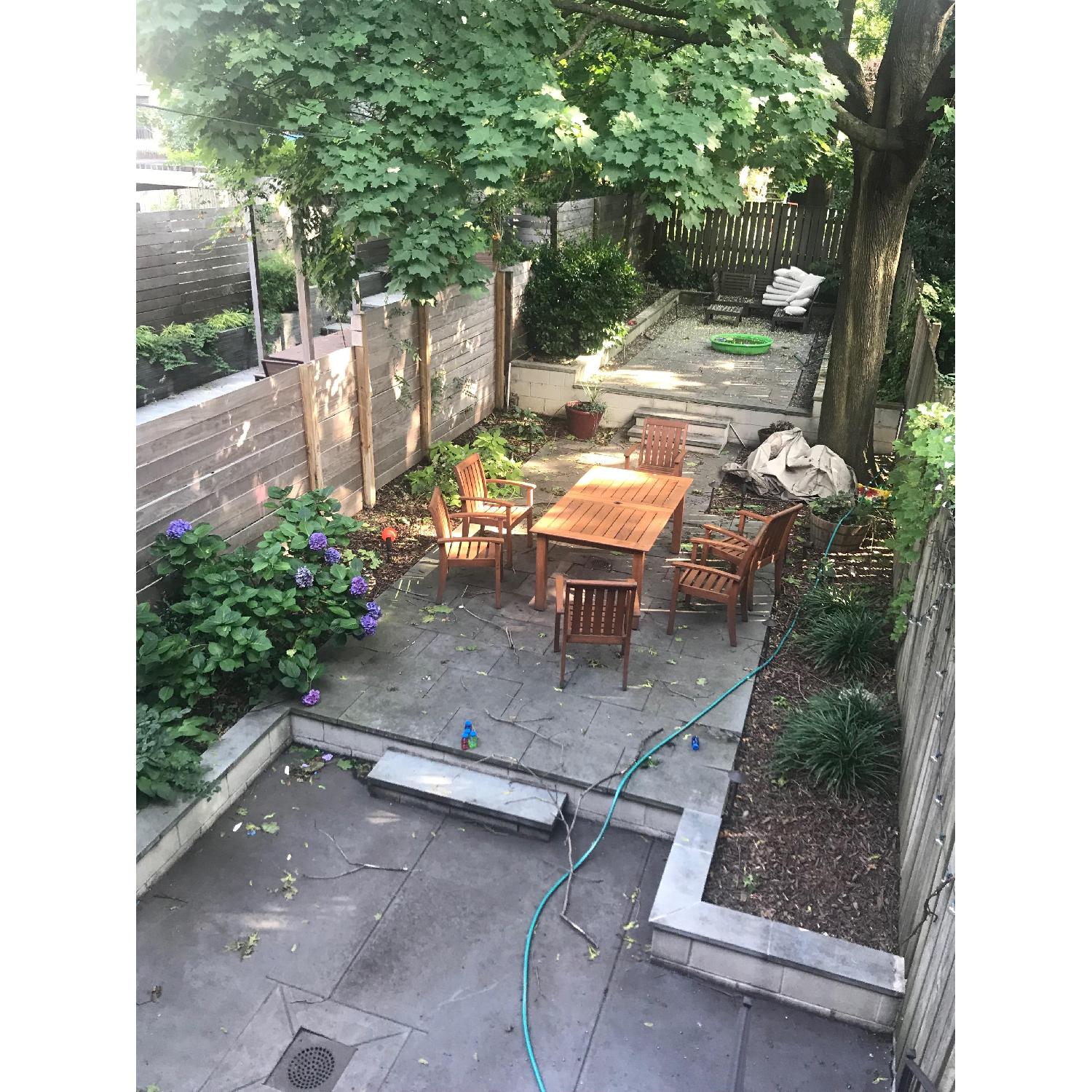 Pottery Barn Extending Outdoor Chatham 7-Piece Dining Set - image-2