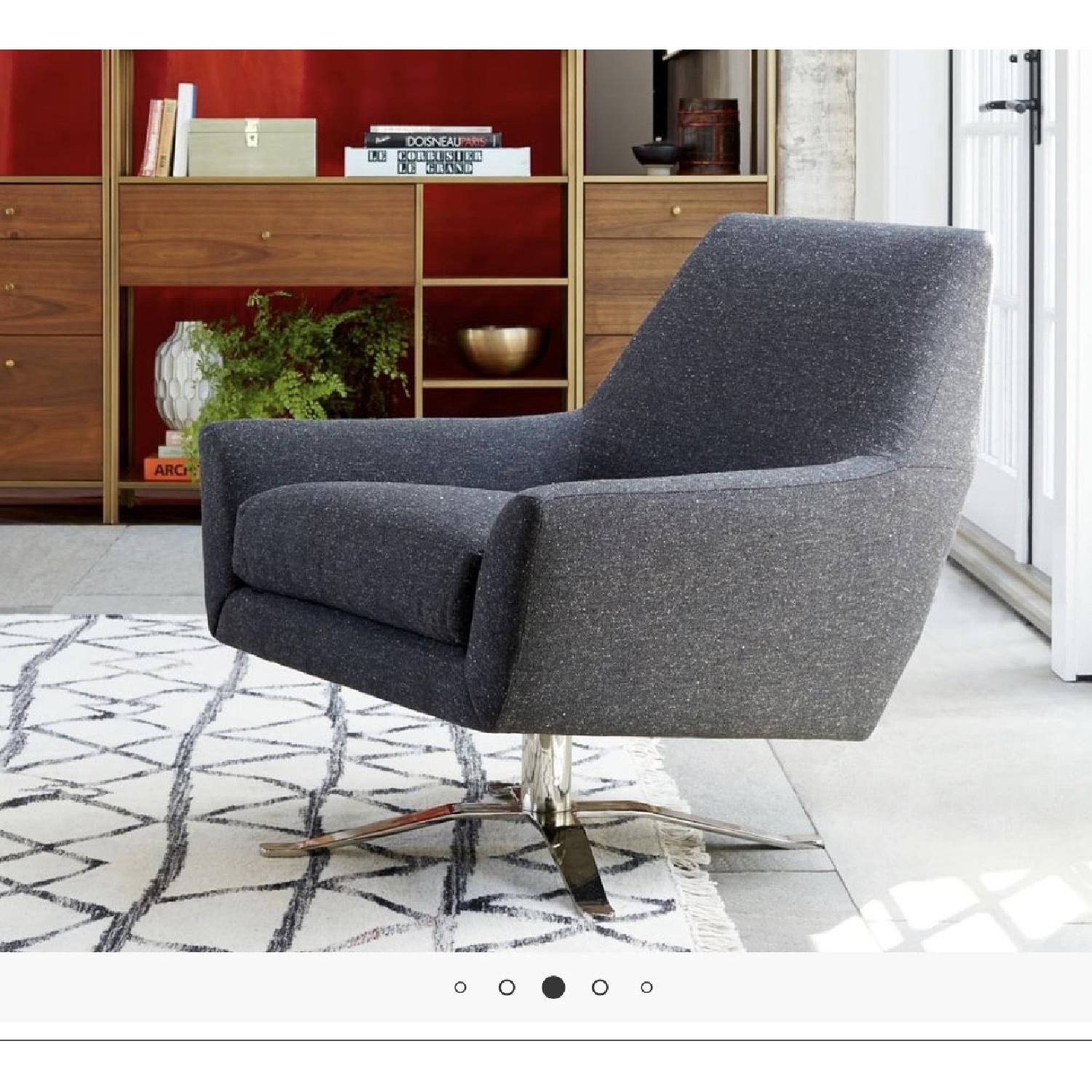 West Elm Lucas Swivel Base Chair - image-2