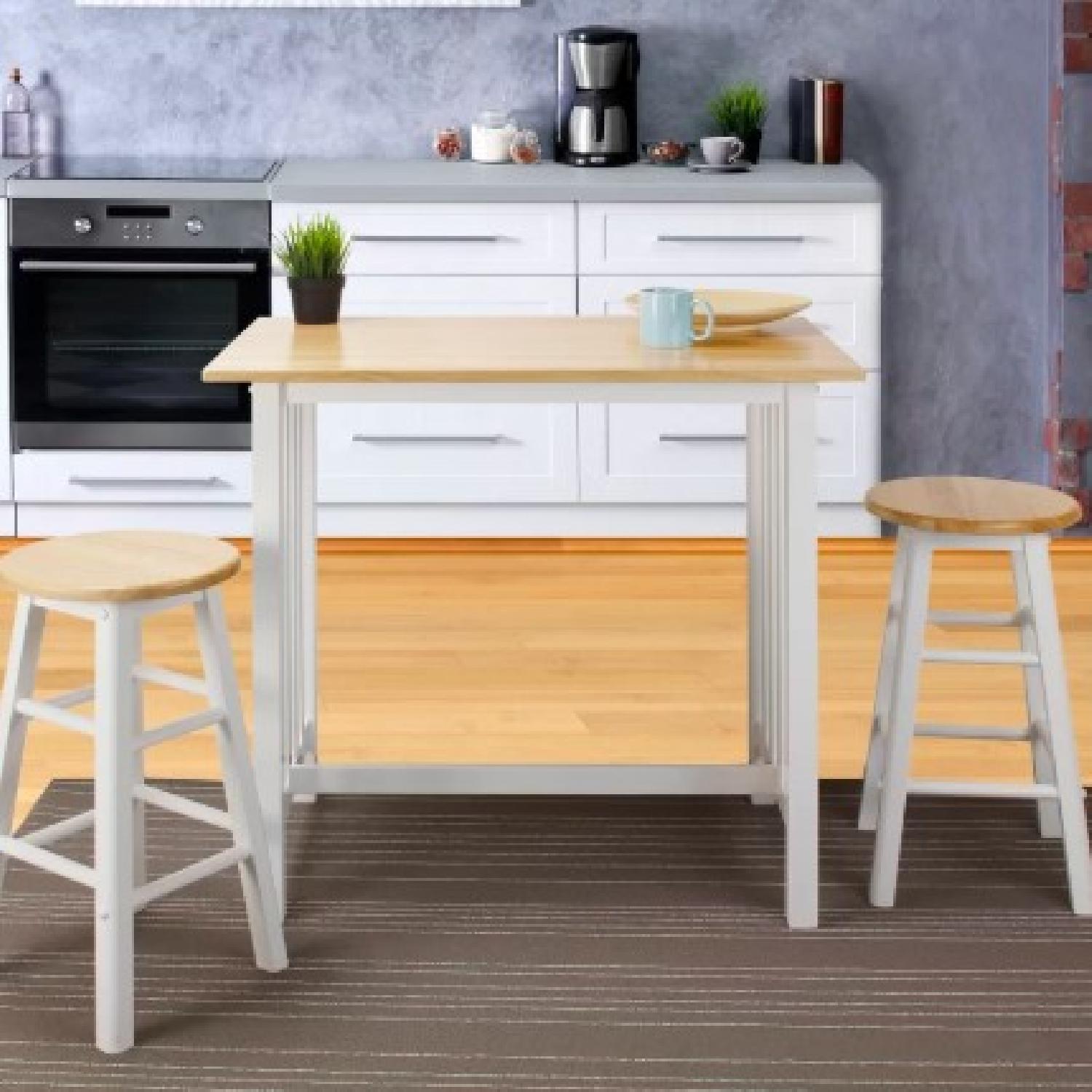 August Grove Sigrid Counter Height 3-Piece Pub Table Set - image-1