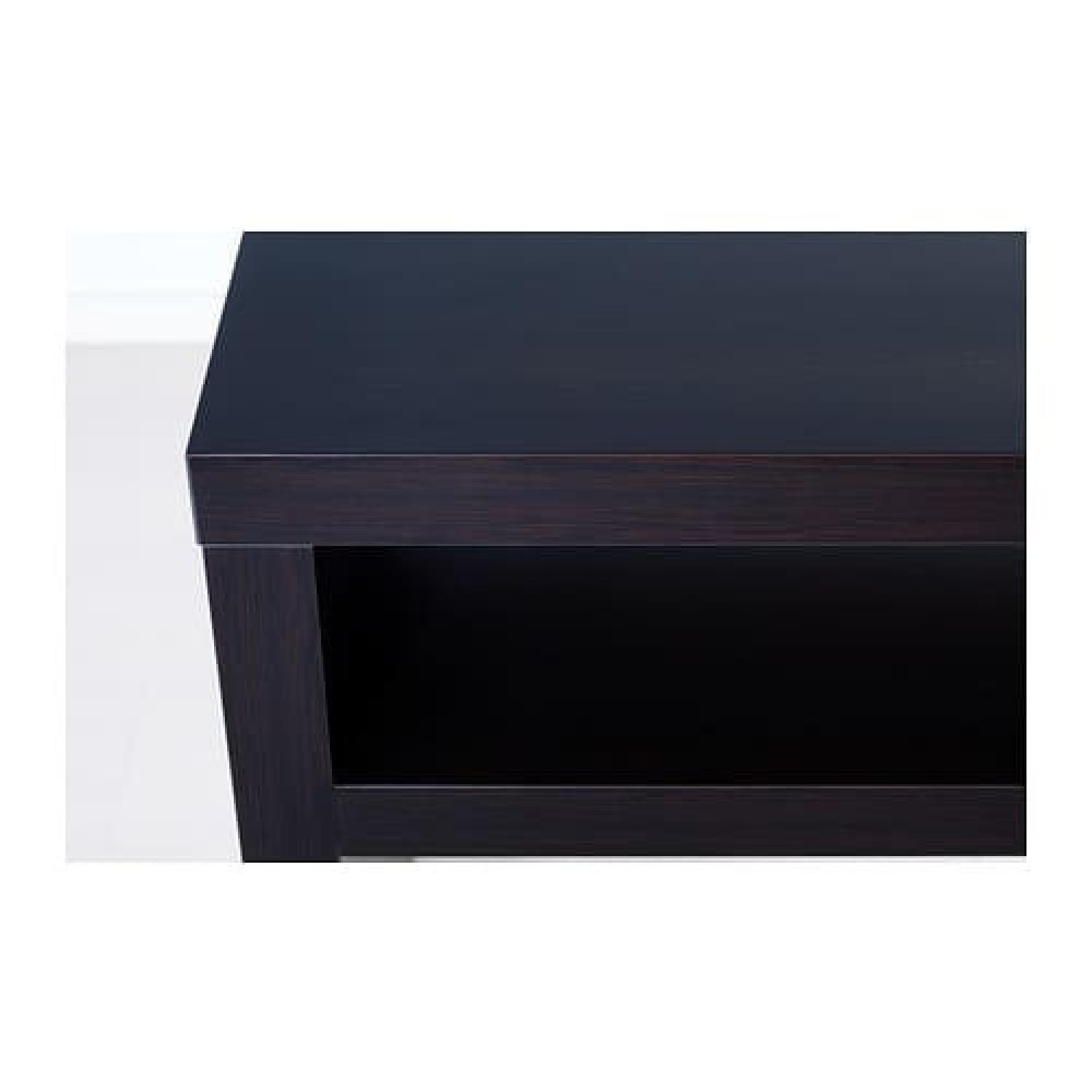 Ikea Lack Espresso Console Table w/ Shelf AptDeco